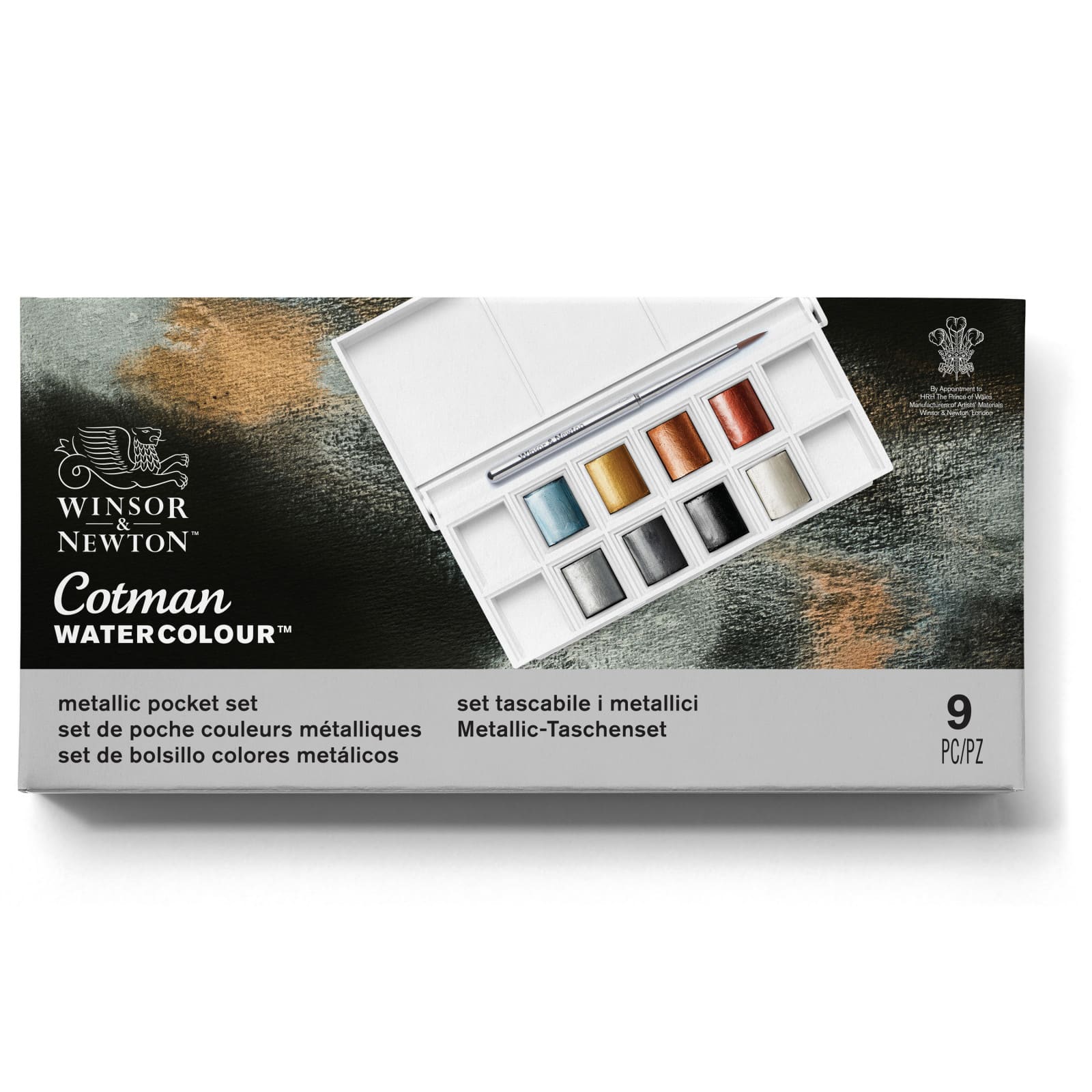 Winsor &#x26; Newton&#x2122; Cotman Watercolour&#x2122; Metallic Pocket Set