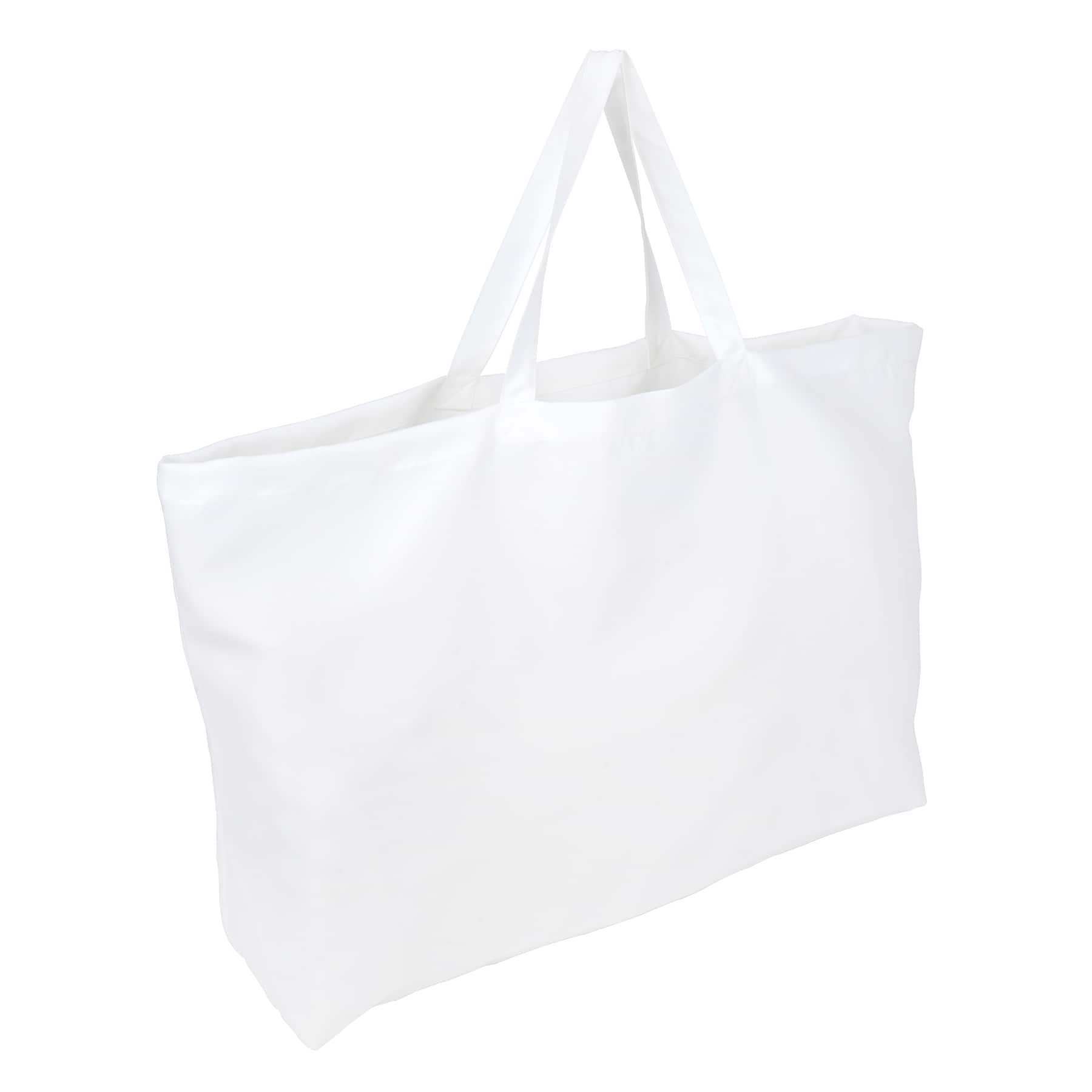 12 Pack: 22&#x22; Unfinished Sublimation Tote by Make Market&#xAE;