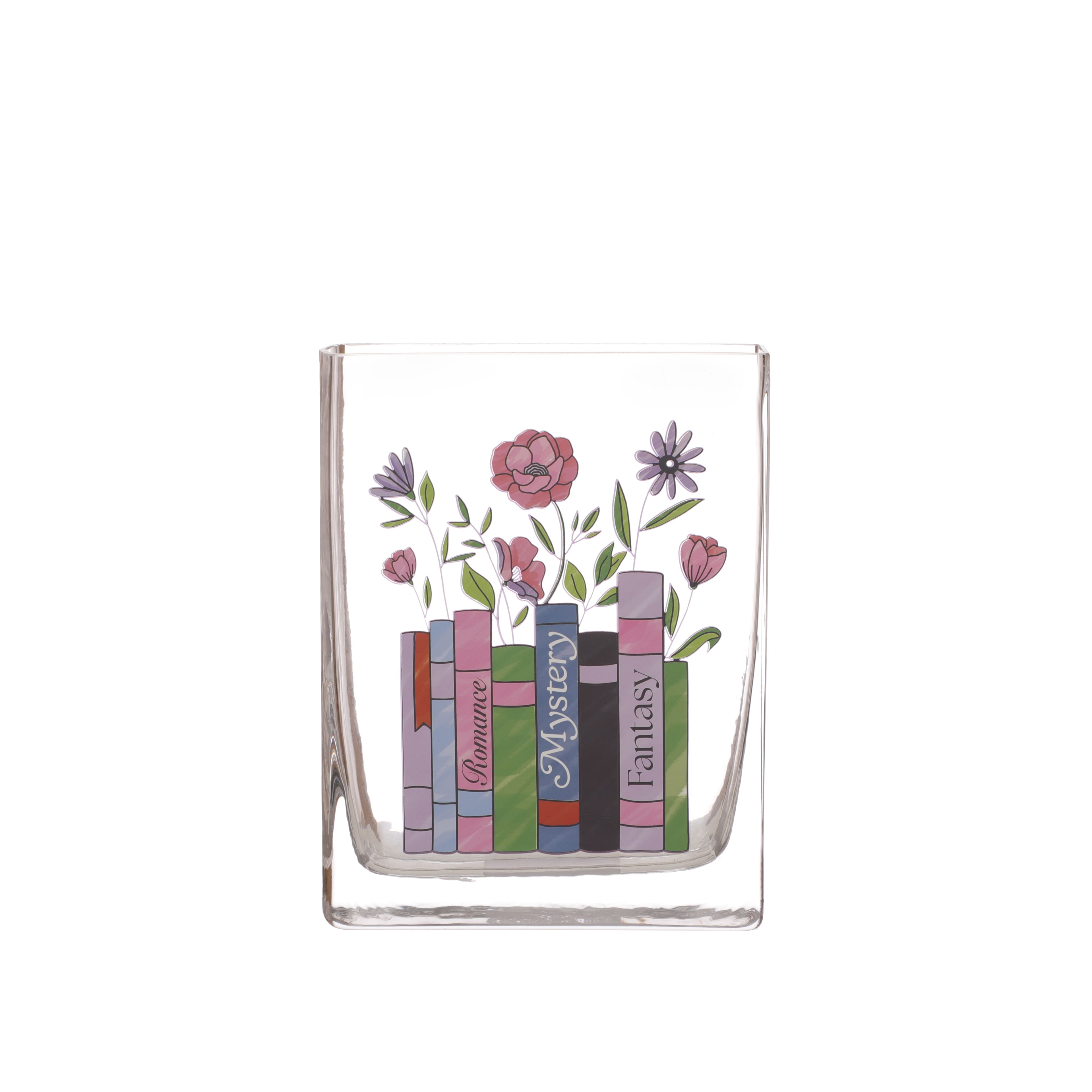 8.25" Book Garden Glass Tabletop Vase by Ashland®