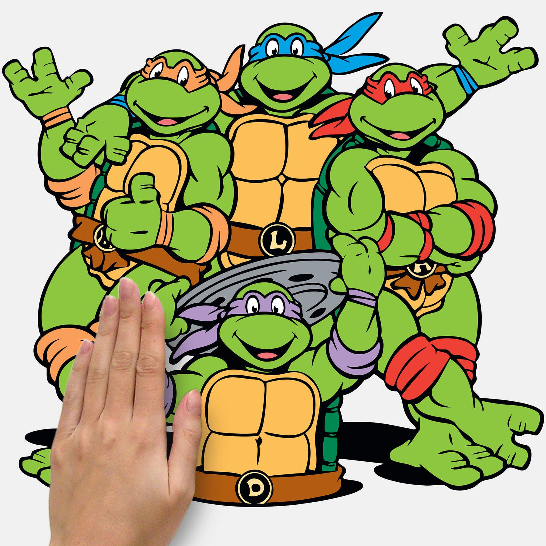 RoomMates Teenage Mutant Ninja Turtles Peel & Stick Giant Wall Decals