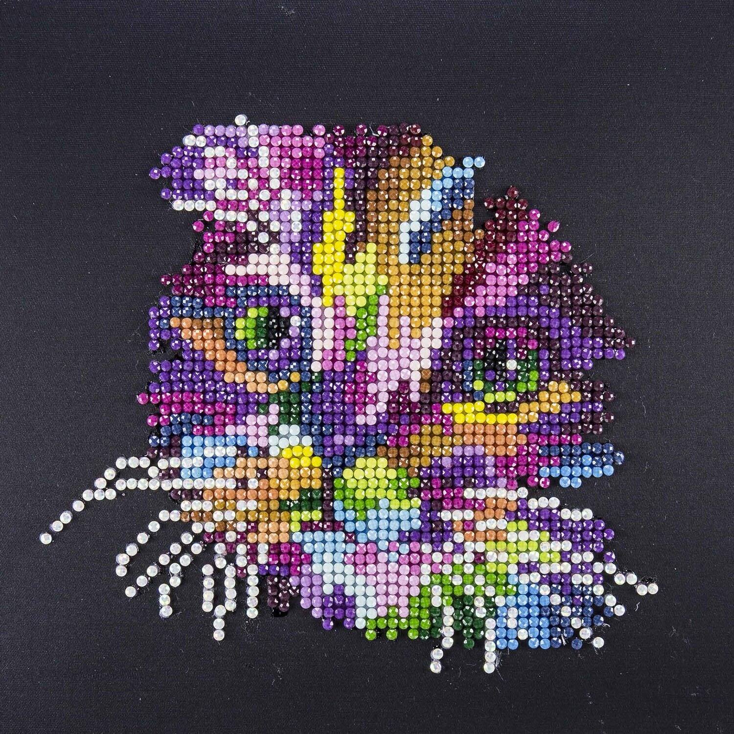 Diamond Art Beginner Colorful Cat Kit