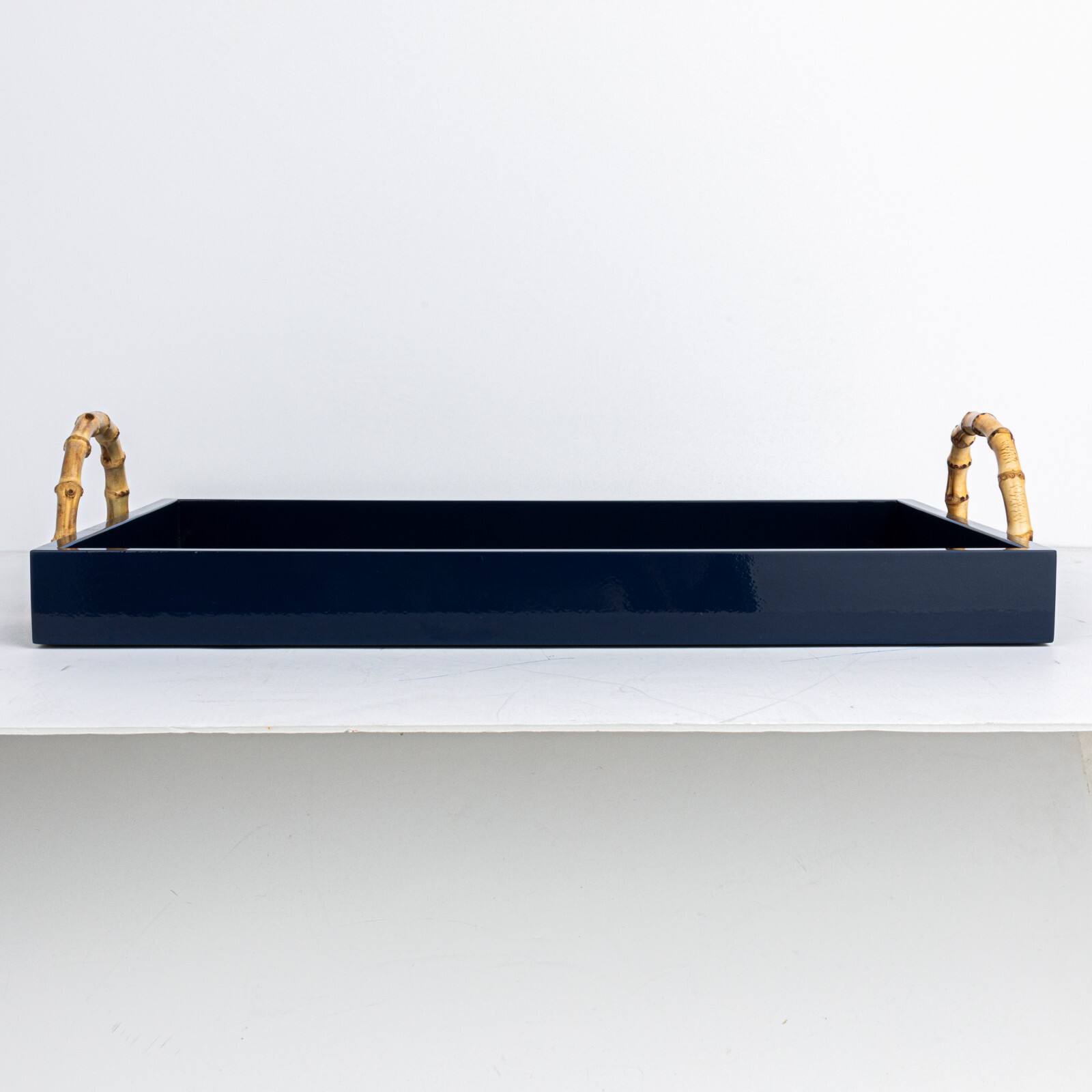 Hello Honey&#xAE; 21.5&#x22; Wide Nautical Bamboo Tray