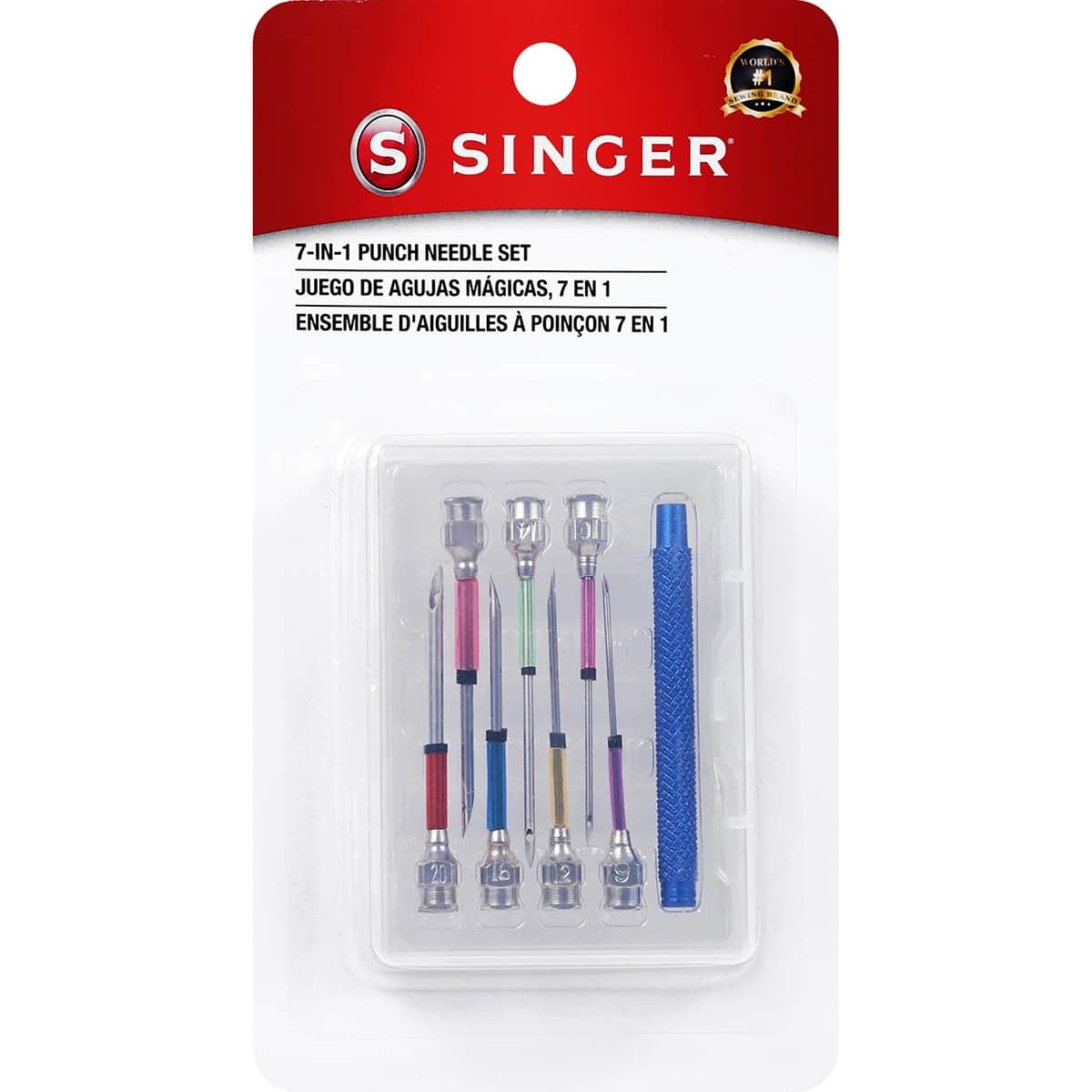 SINGER&#xAE; 7-in-1 Interchangeable Fine Punch Needle Set