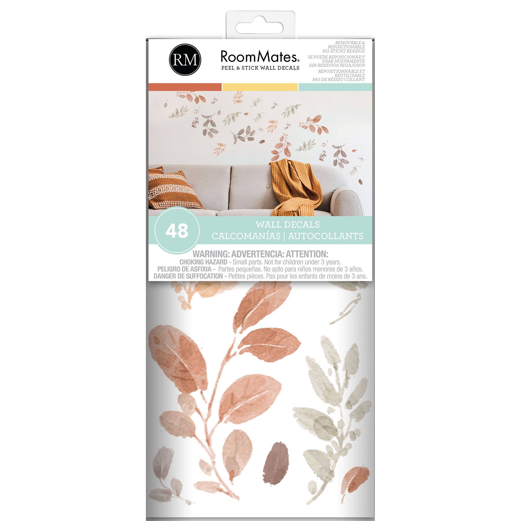 RoomMates Lisa Audit Autumn Dancing Leaves Peel & Stick Wall Decals