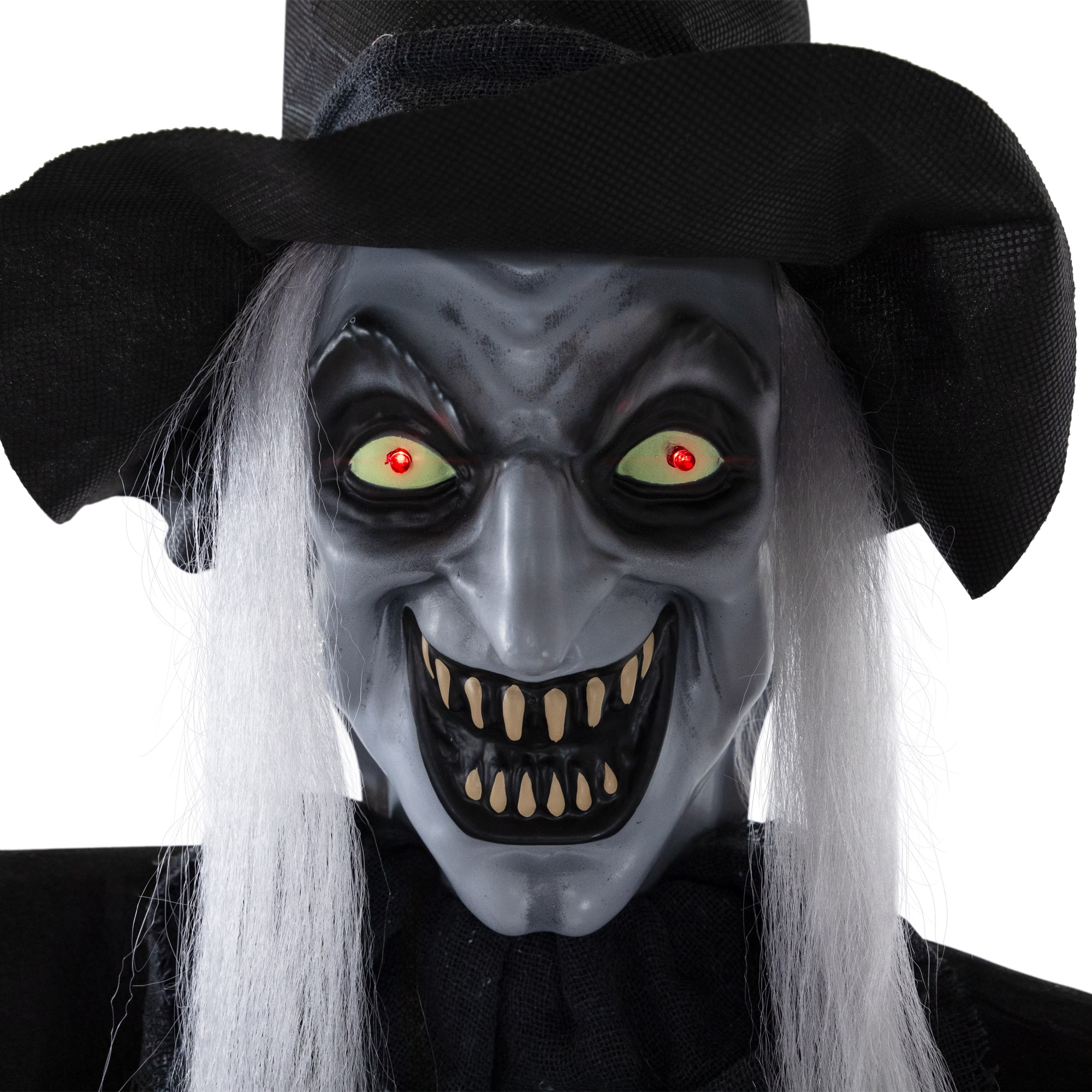 6ft. Lit Animated Vampire in Robe &#x26; Top Hat Halloween Decoration