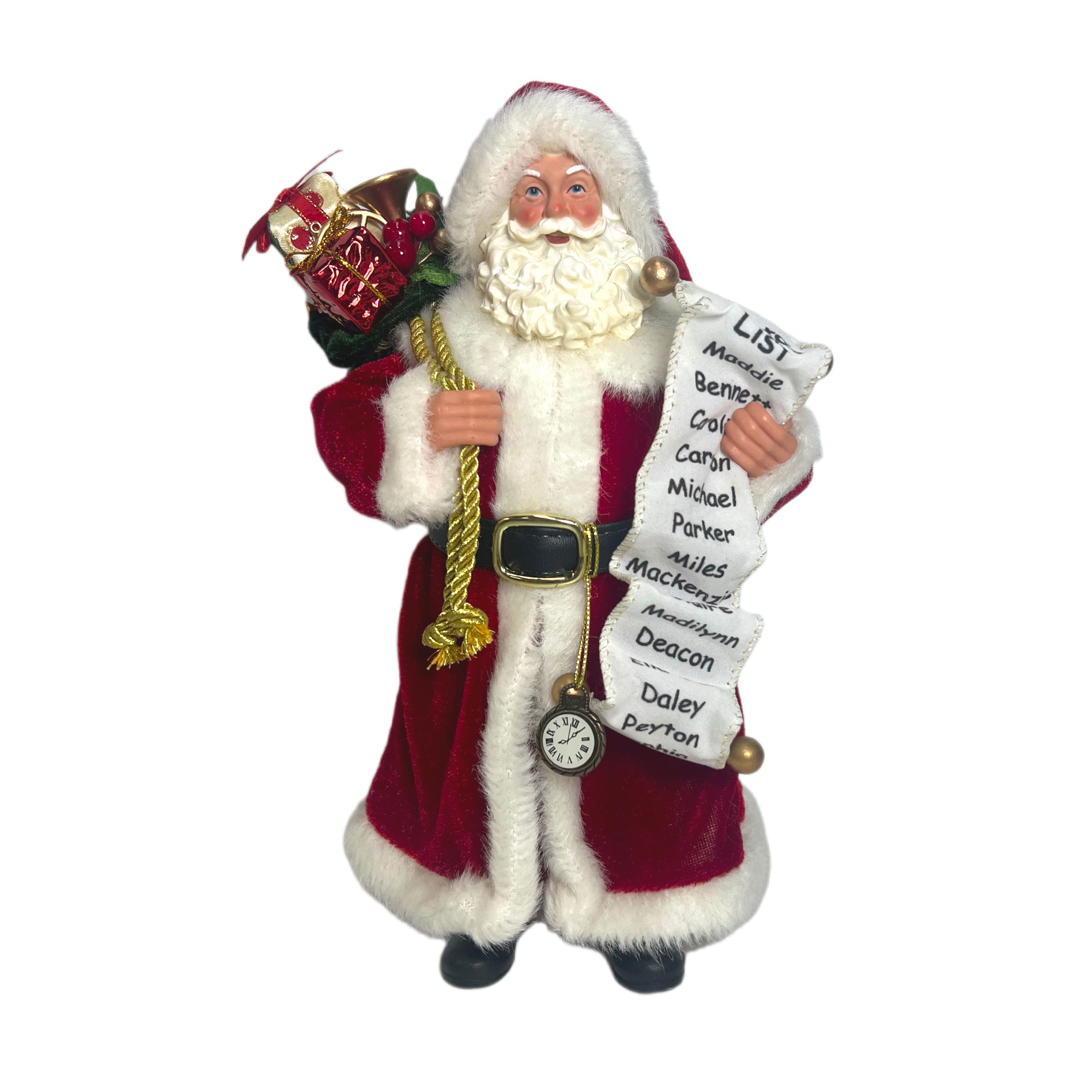 10.5&#x22; Santa with List Decoration by Ashland&#xAE;