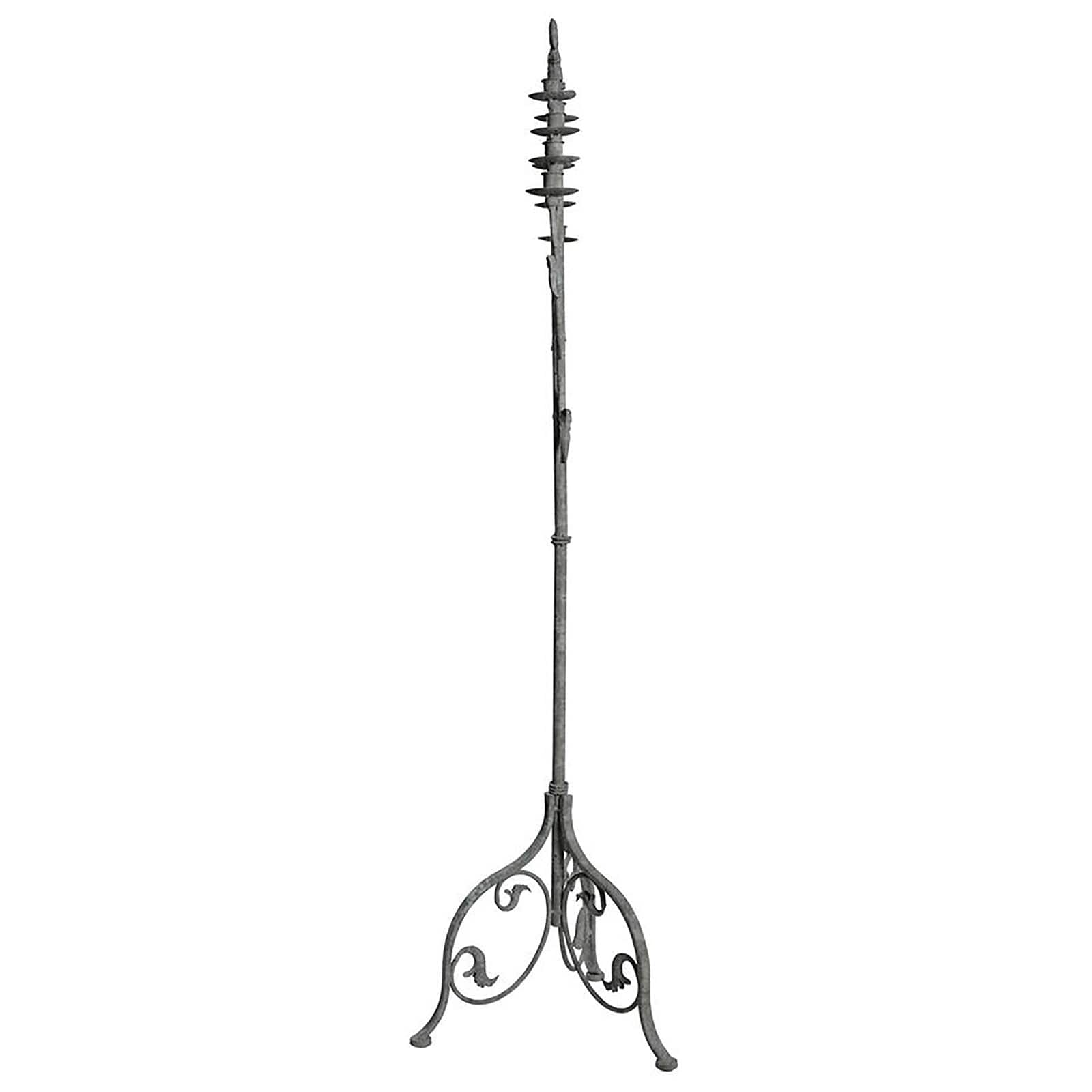 Design Toscano 4.9ft. Castle Vecchio Renaissance-Style Floor Candelabra