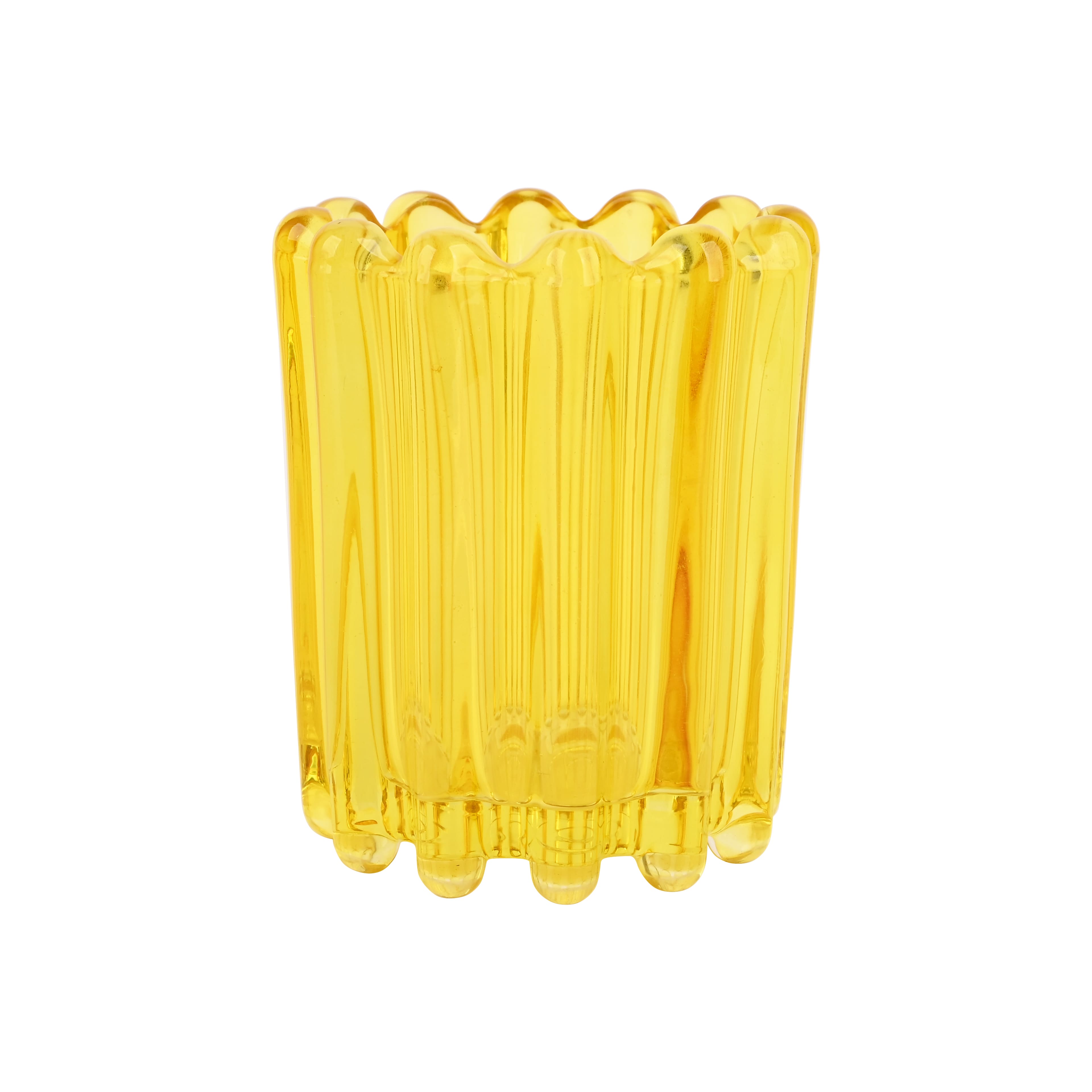 Citrus Glass Tealight Candle Holder by Ashland®