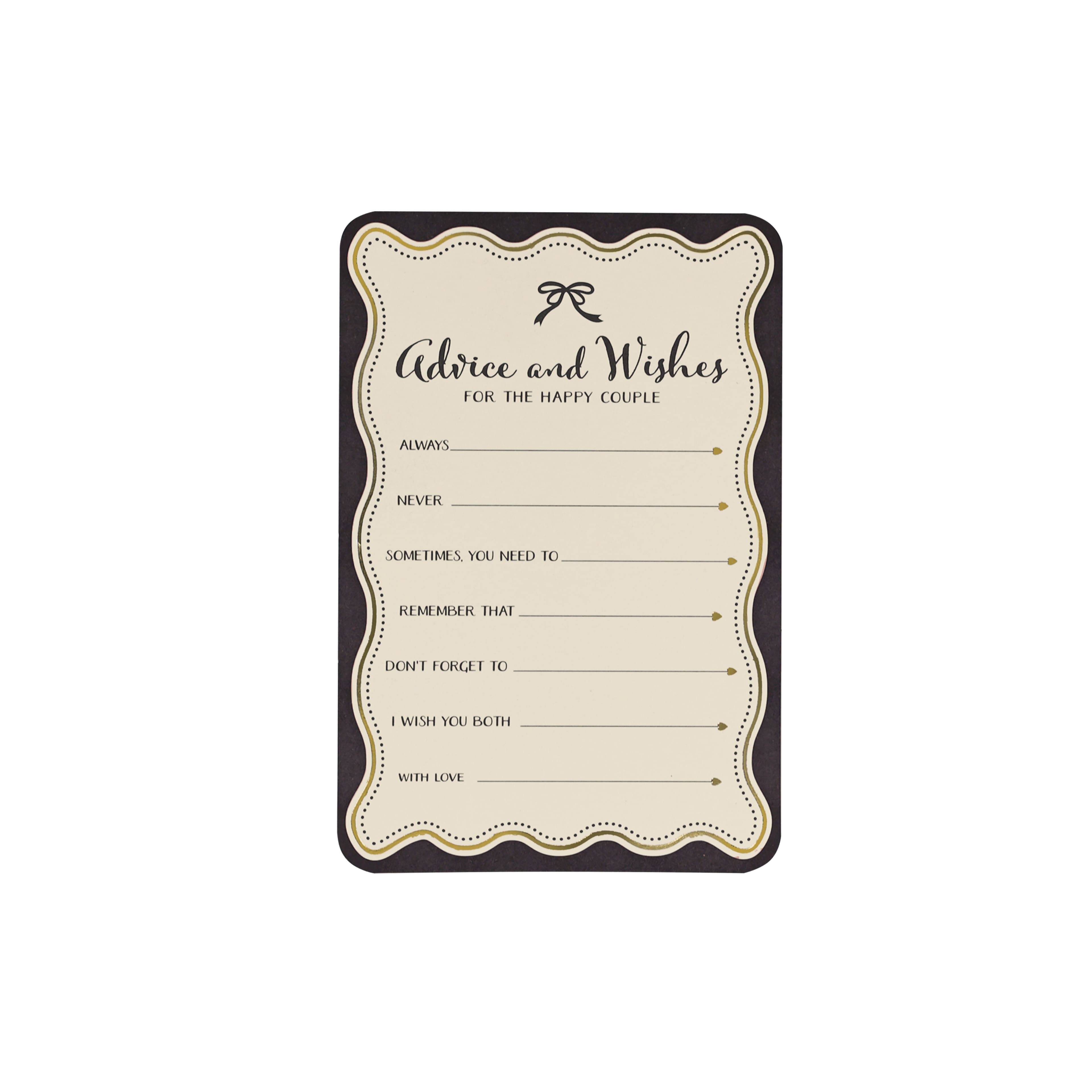 Wedding Advice Cards, 12ct. by Celebrate It&#x2122;