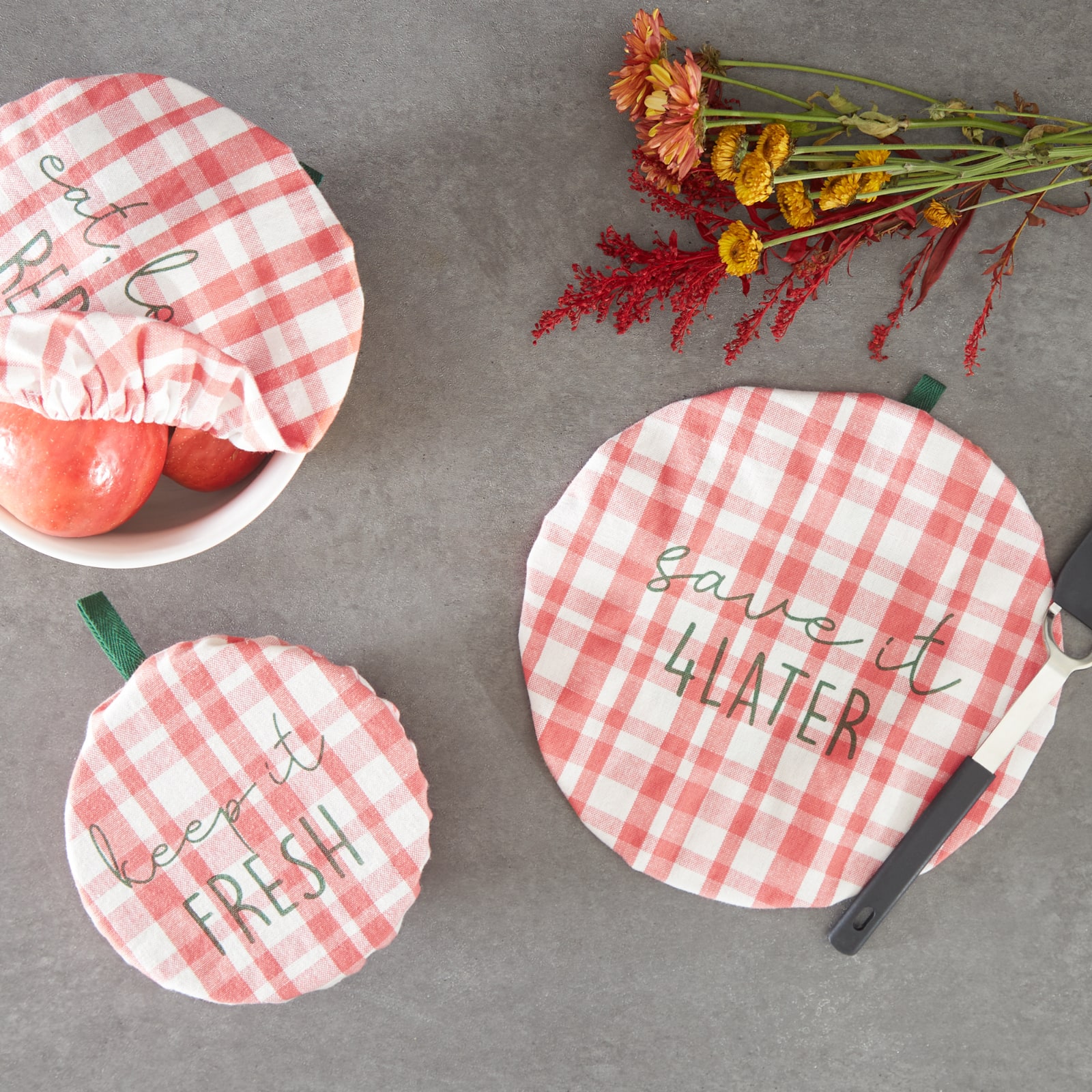DII&#xAE; Keep It Fresh Reusable Dish Cover Set