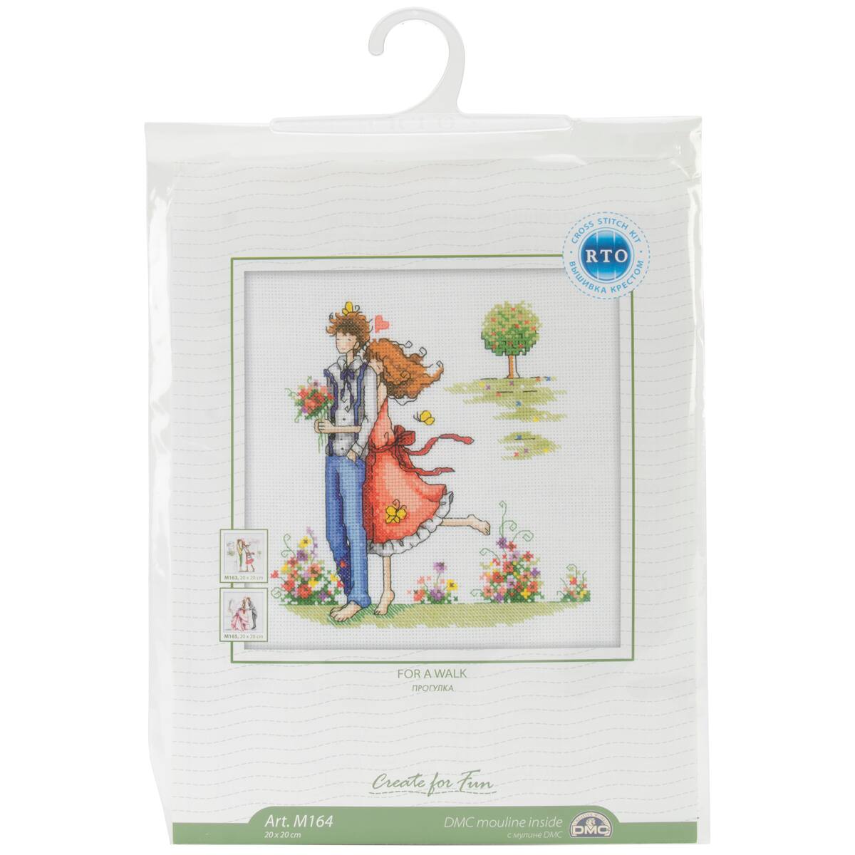 RTO Couple In The Park Counted Cross Stitch Kit