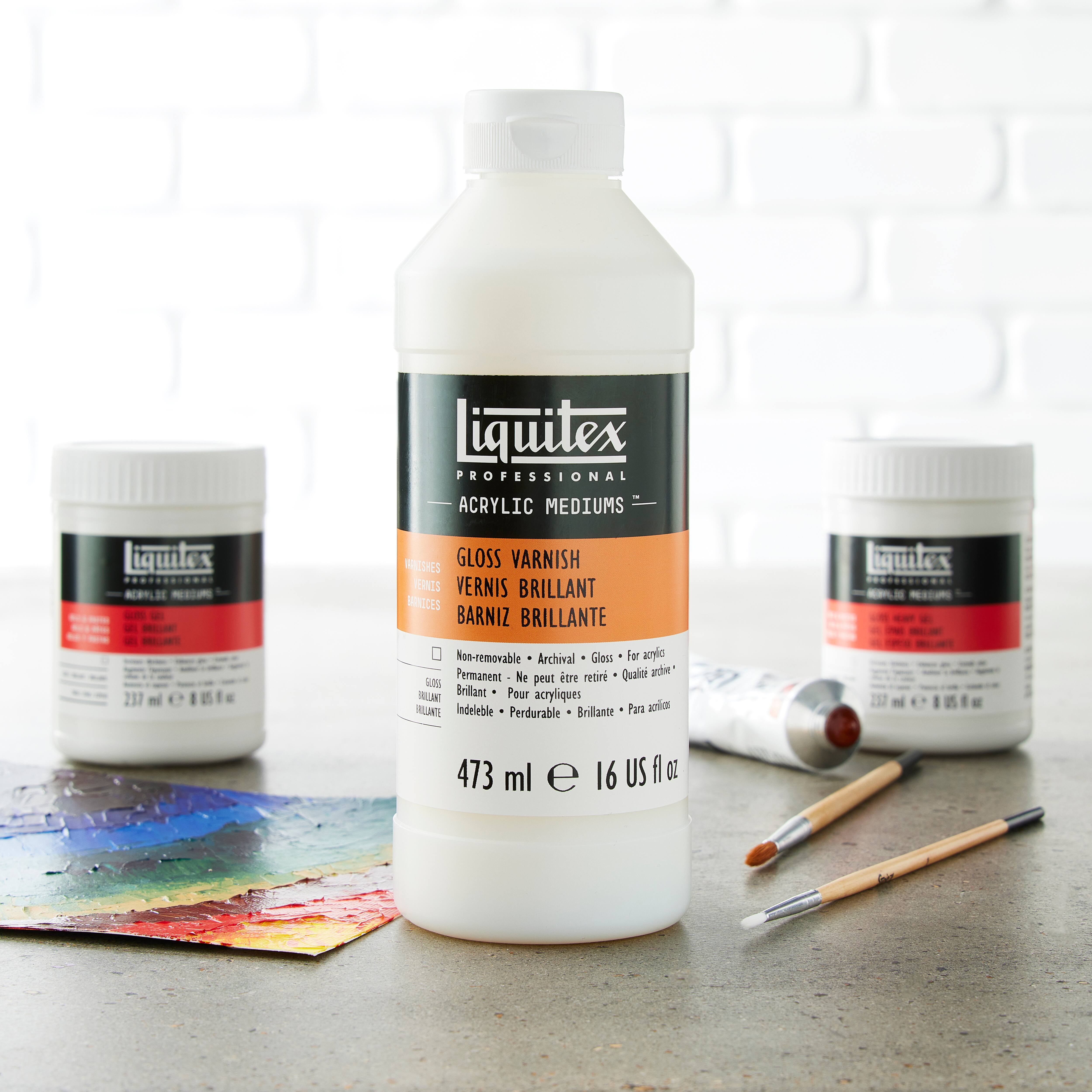 8 Pack: Liquitex&#xAE; Gloss Varnish, 16oz.