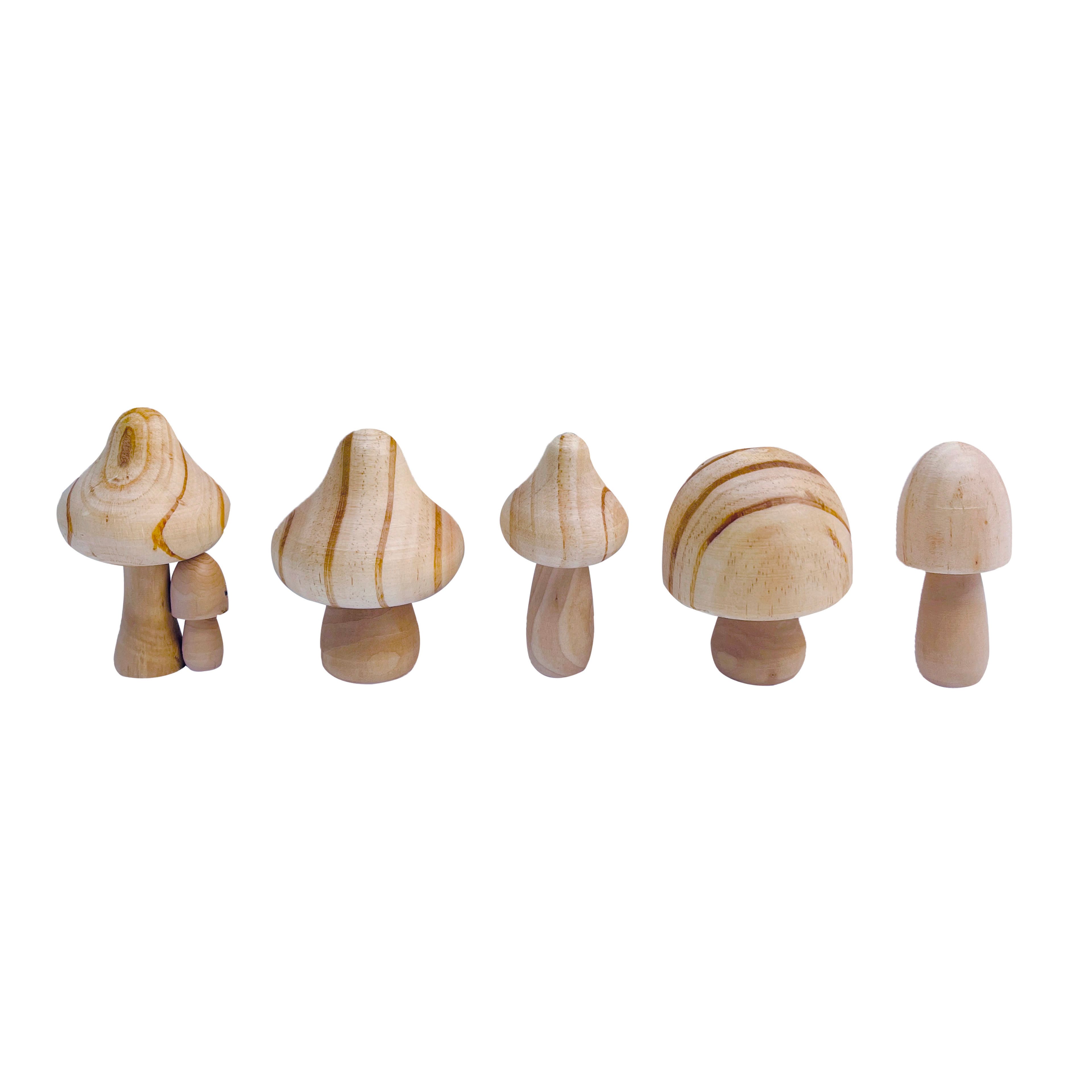 Mini Mushrooms DIY Wood D&#xE9;cor by Make Market&#xAE;