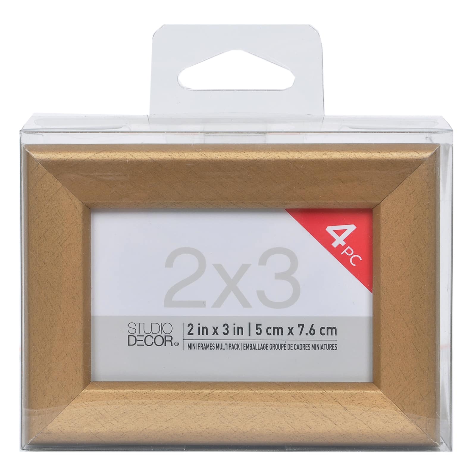 12 Packs: 4 ct. (48 total) 2" x 3" Mini Frames by Studio Décor®