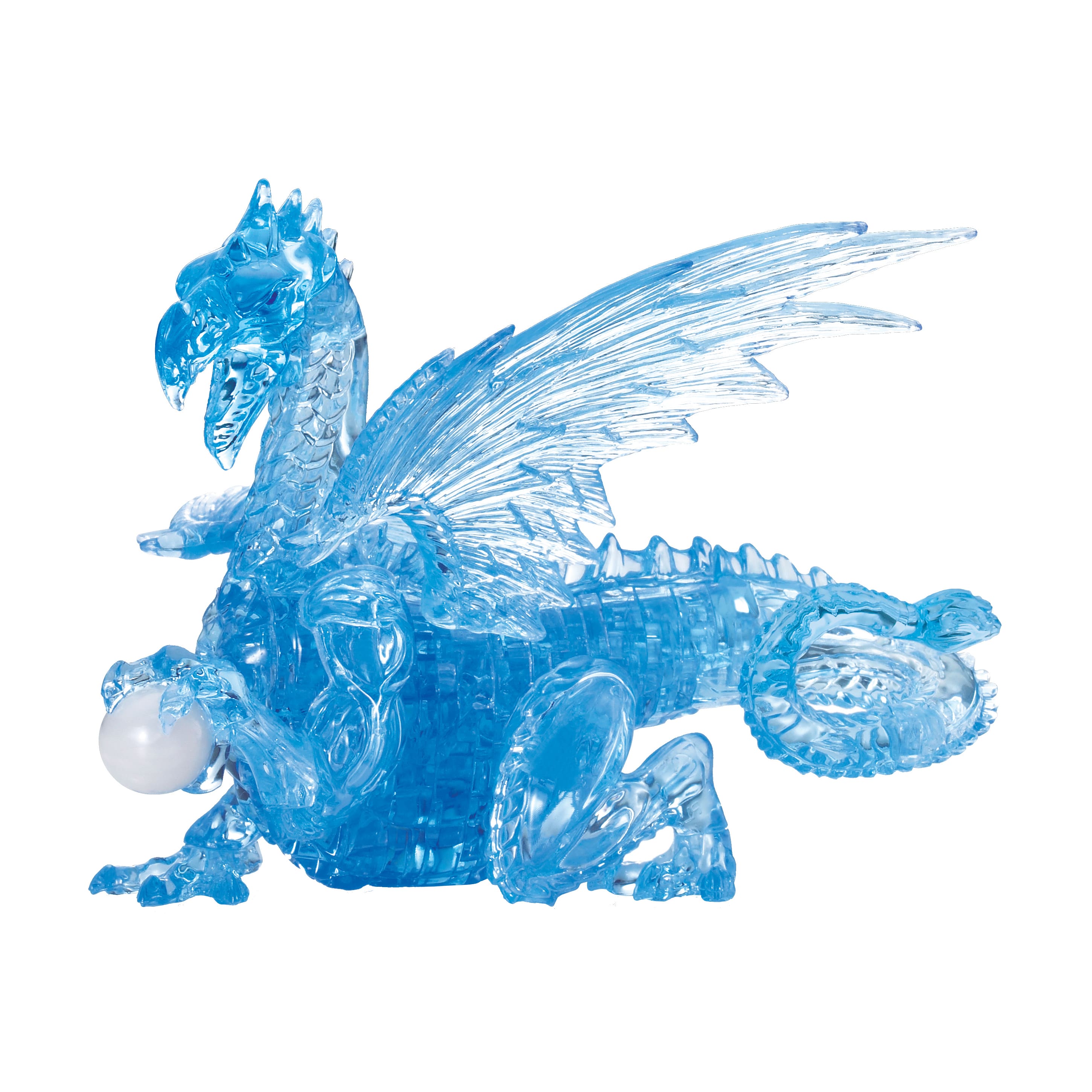 BePuzzled&#xAE; Original 3D Crystal Puzzle&#x2122; Blue Dragon 56 Piece Puzzle