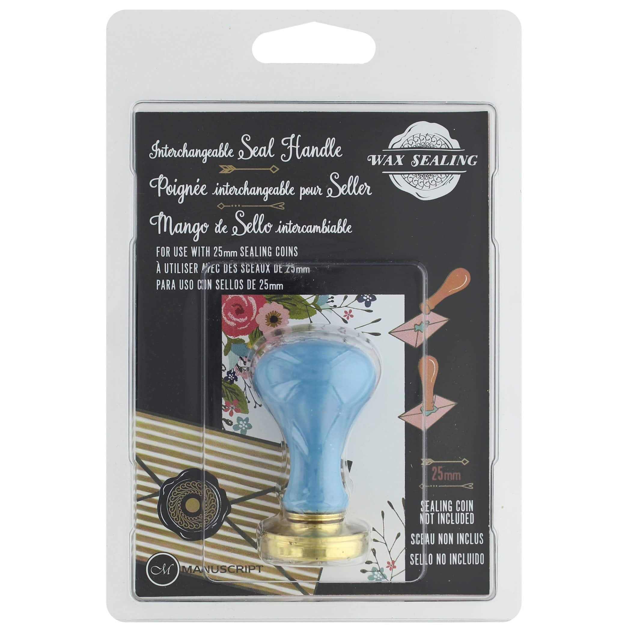 Manuscript Wax Sealing Blue Handle