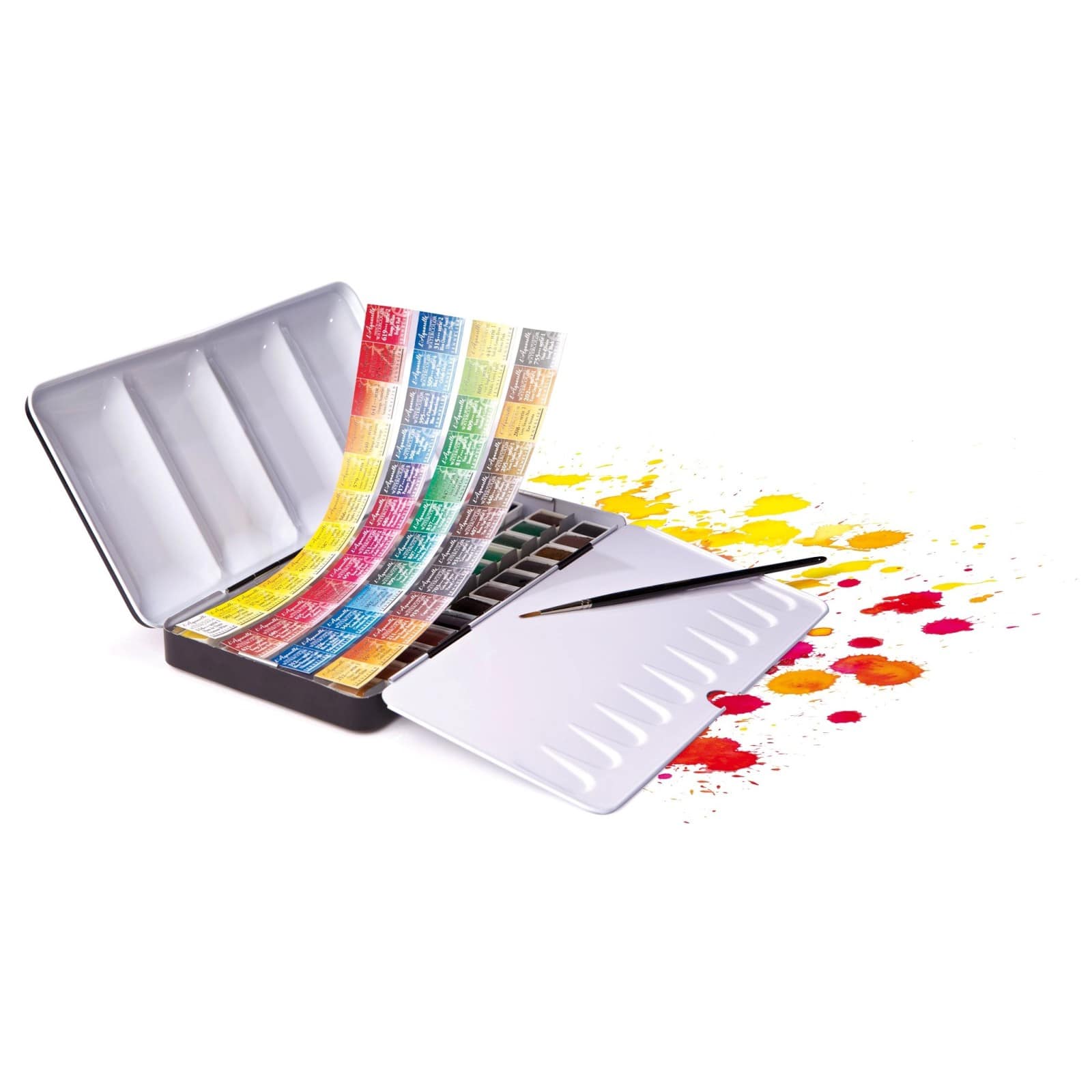 Sennelier 48-Color Watercolor Half-Pan Tin Set