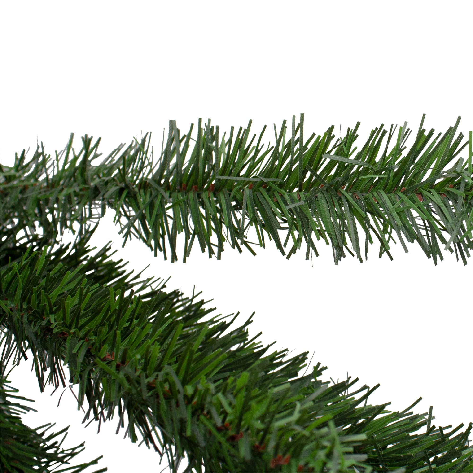 54&#x22; Green Pine Artificial Christmas Teardrop Swag