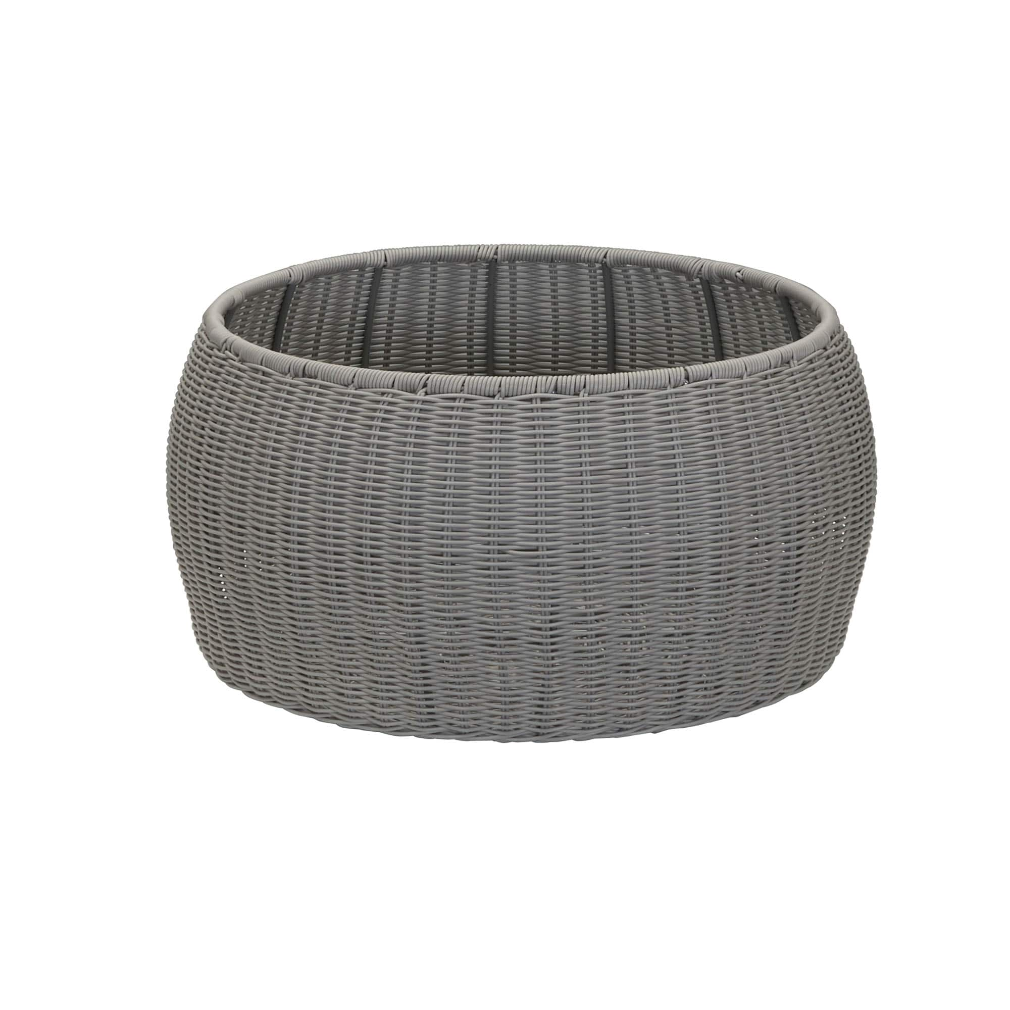 Household Essentials 9&#x22; Woven Storage Ottoman