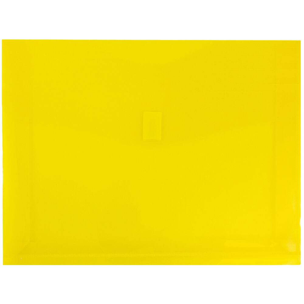 JAM Paper 9.75" x 13" Plastic Hook & Loop Closure Envelopes, 12ct.