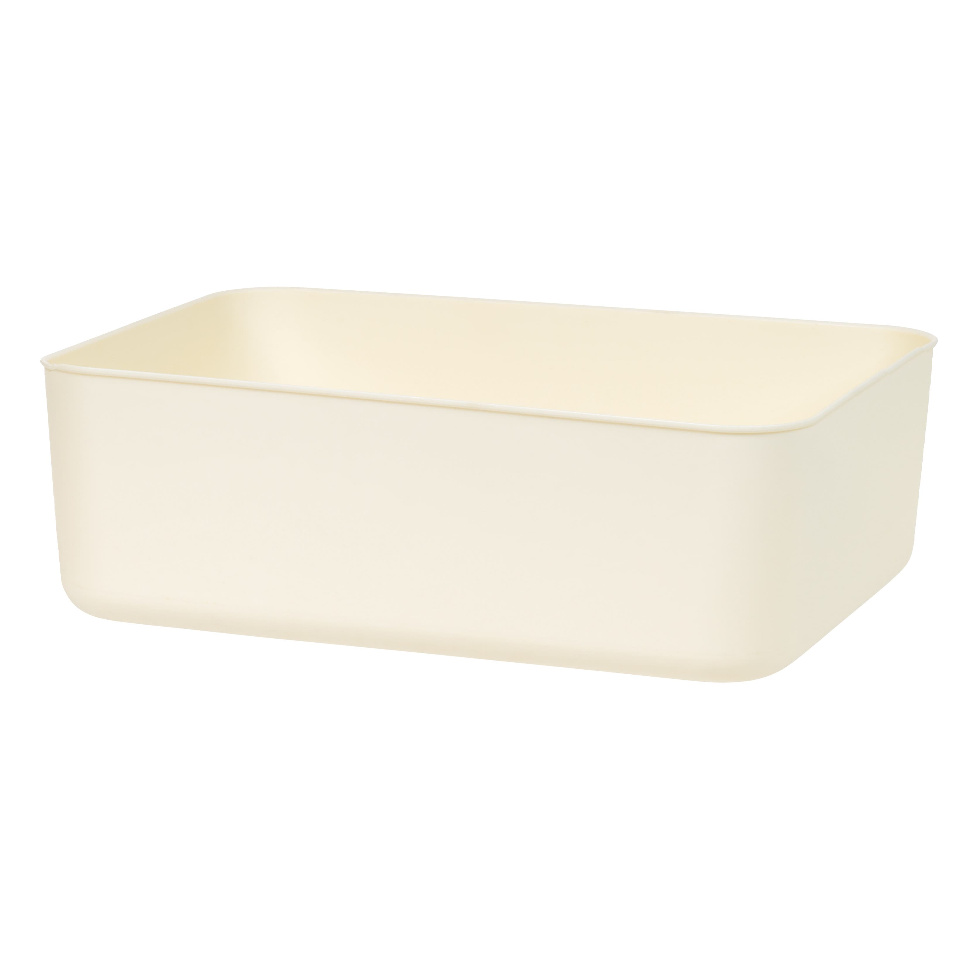 IRIS® Medium Cream Nestable Storage Organizer Bins, 4ct.