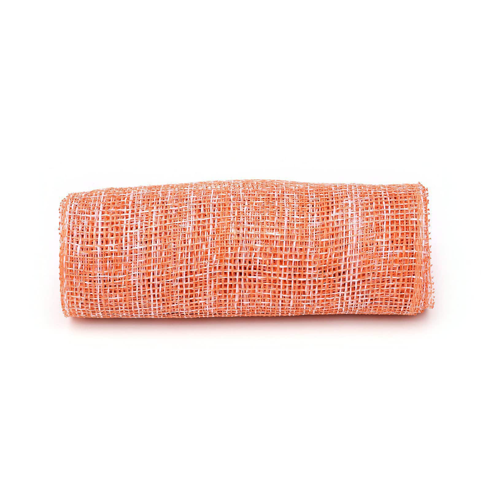 10" x 19ft. Orange & White Window Poly Burlap Mesh by Celebrate It™