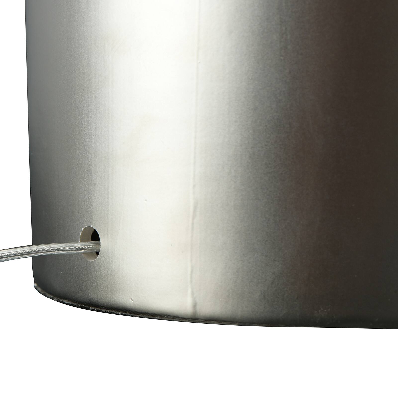 Hello Honey® 28" Silver Metallic Stoneware Table Lamp