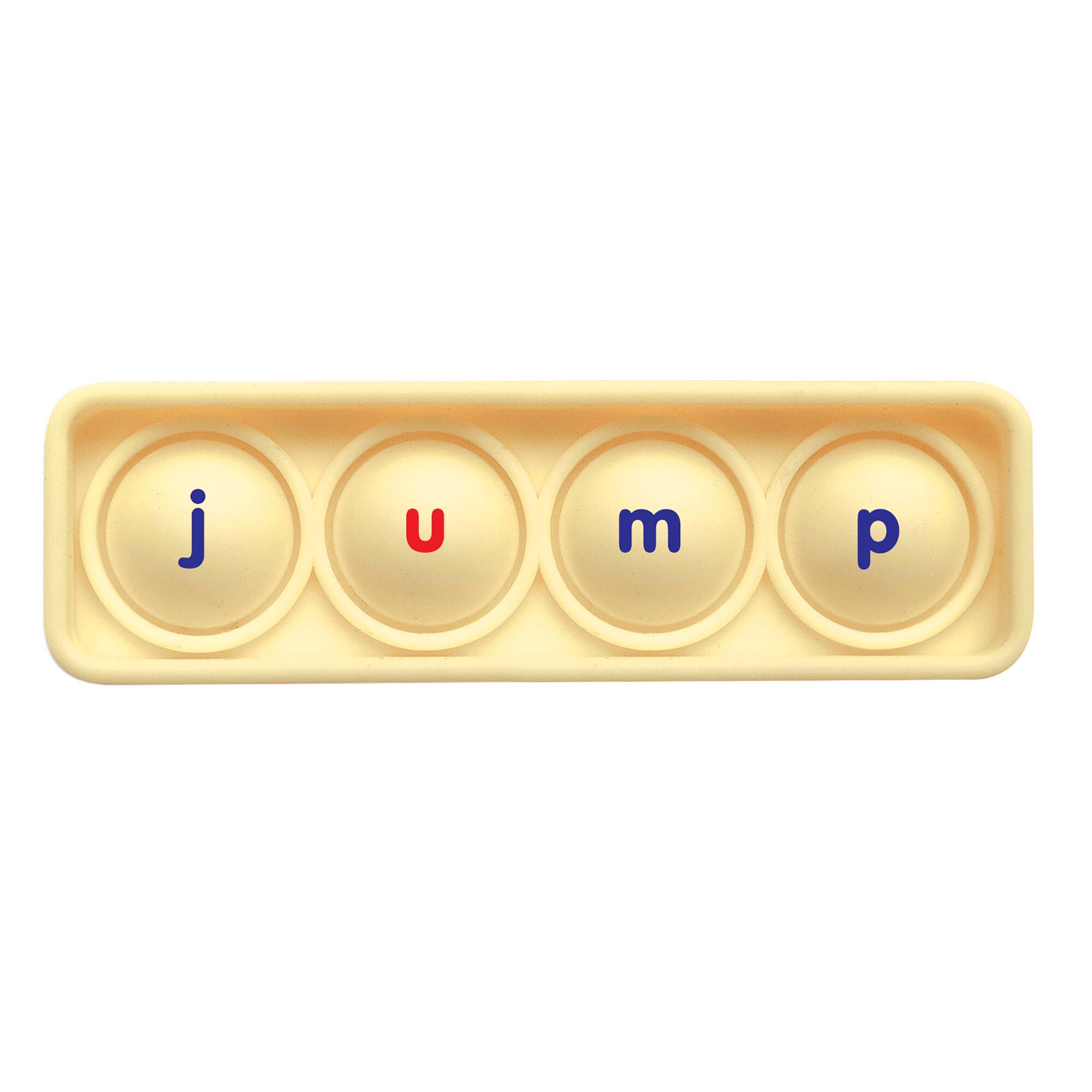 Junior Learning® Pop and Learn!™ Bubble Boards CCVC Language Arts & Sensory Learning