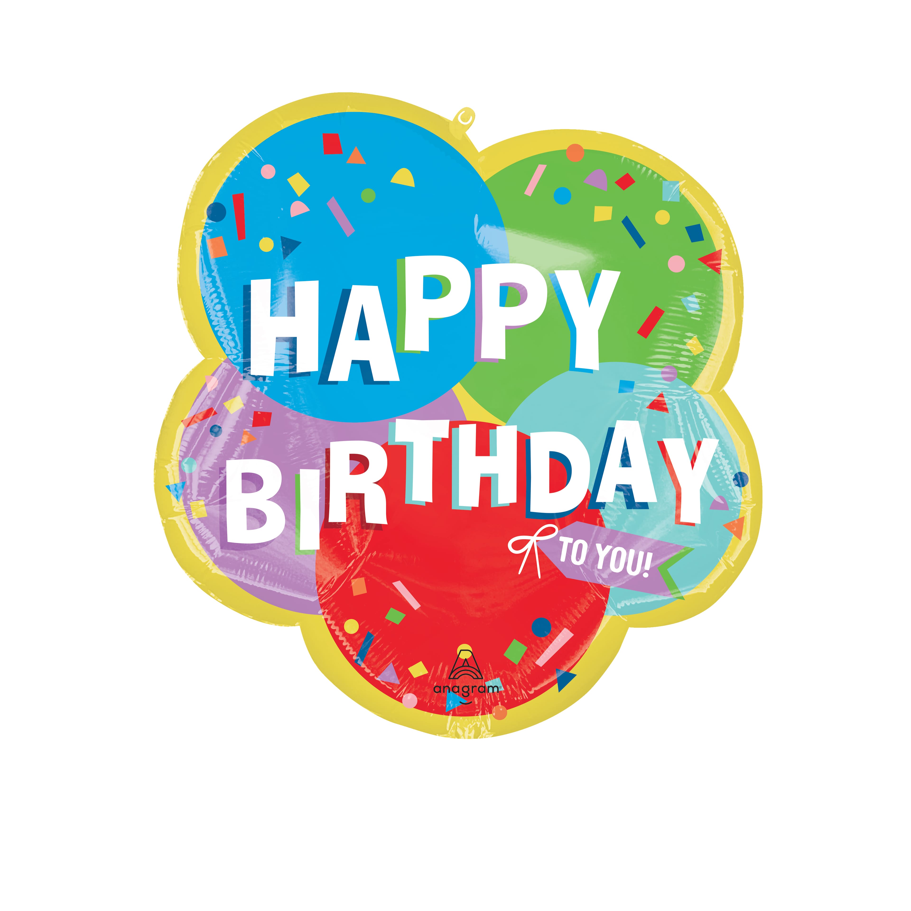 25&#x22; Sunny Balloons B-Day Foil Balloon