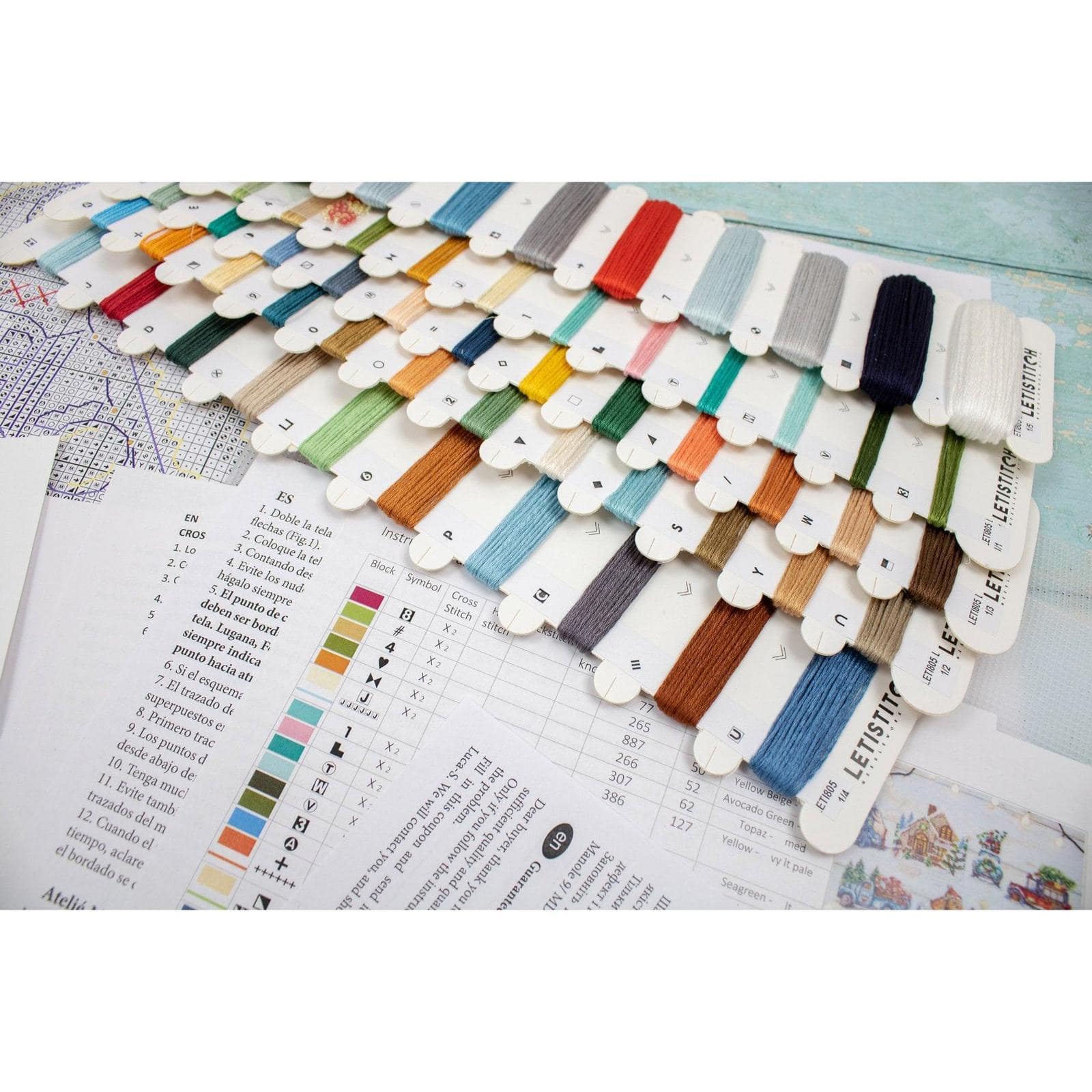 Letistitch Christmas Ornaments Counted Cross Stitch Kit