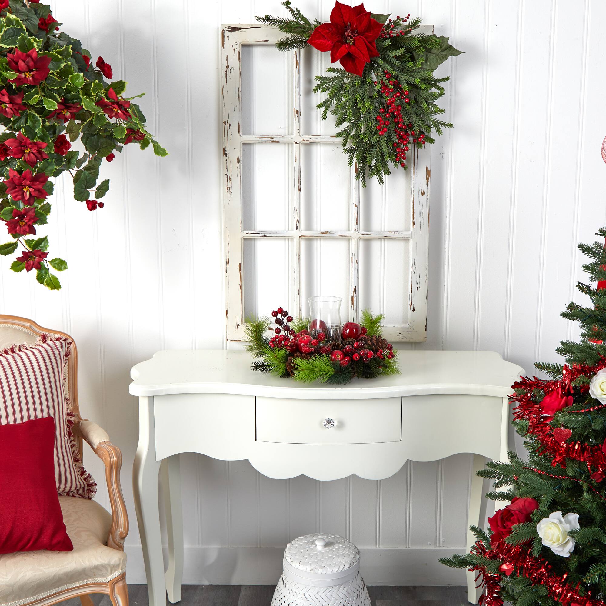 16" Holiday Candelabrum Artificial Arrangement