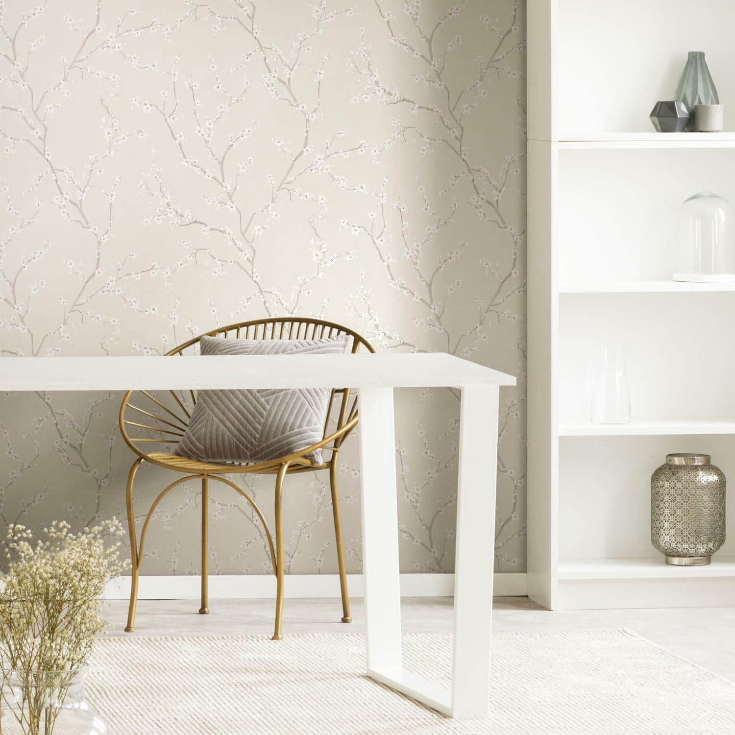 RoomMates Cherry Blossom Peel & Stick Wallpaper