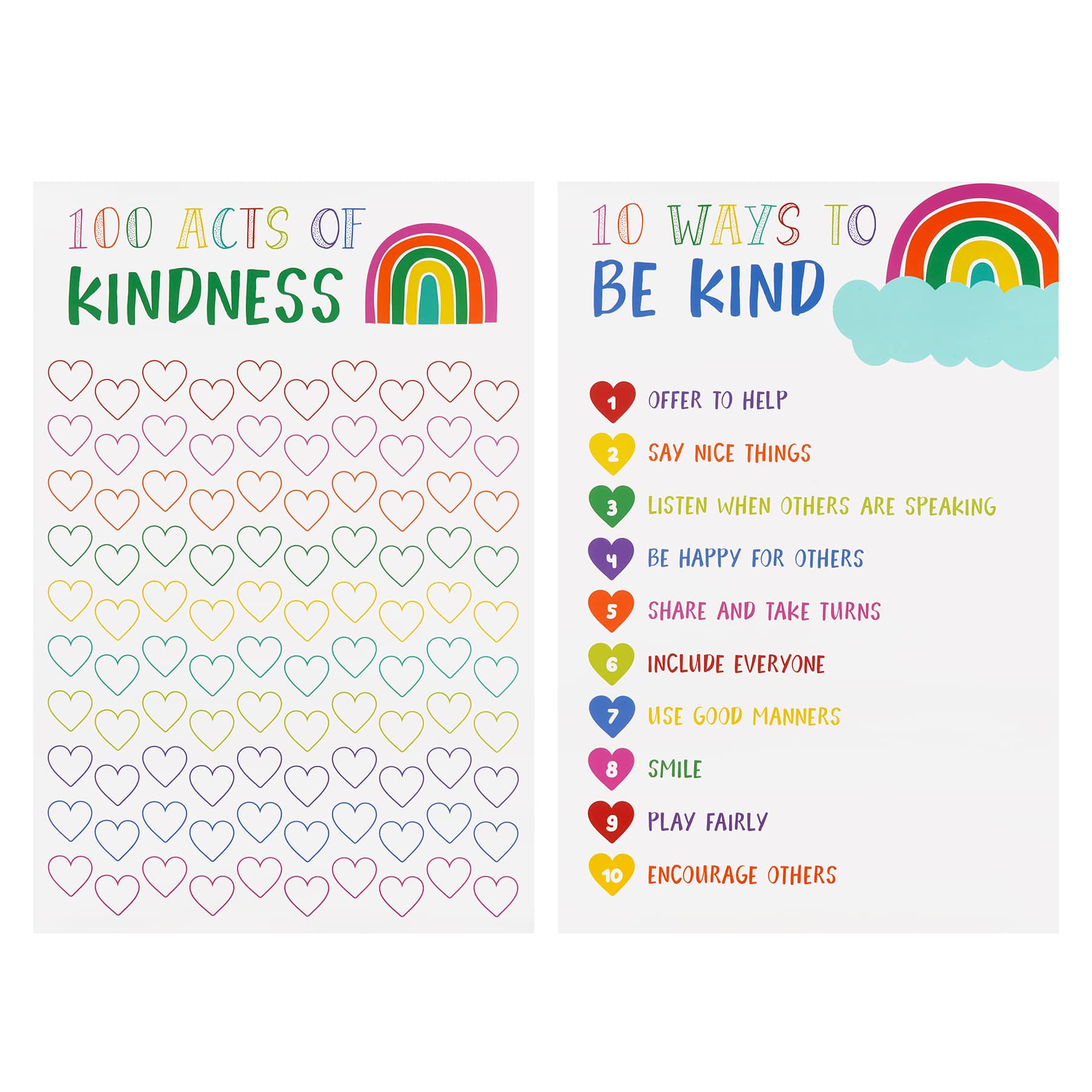 Acts of Kindness Dry Erase Posters by B2C™ | Michaels