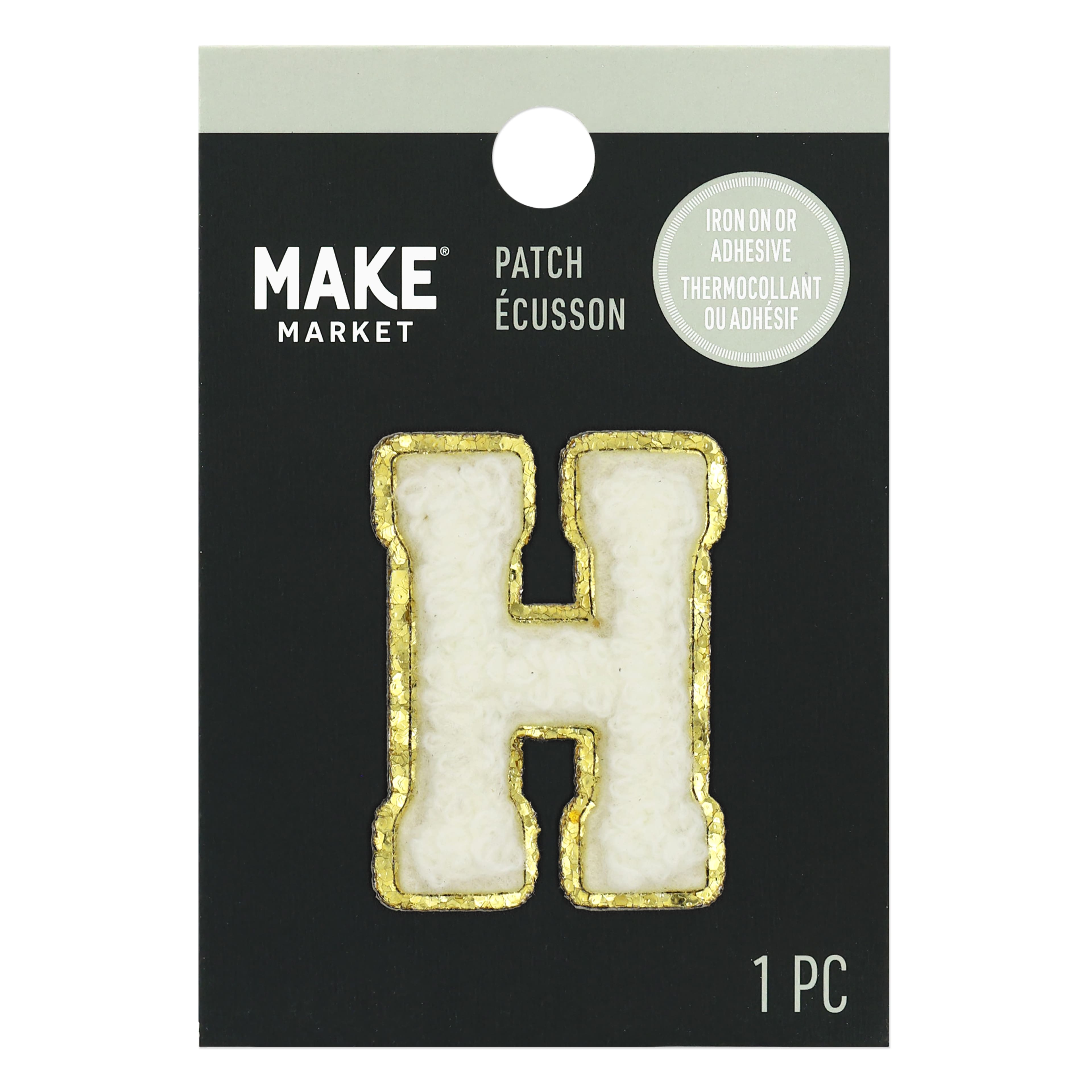 1.5&#x22; White Chenille Patch by Make Market&#xAE;