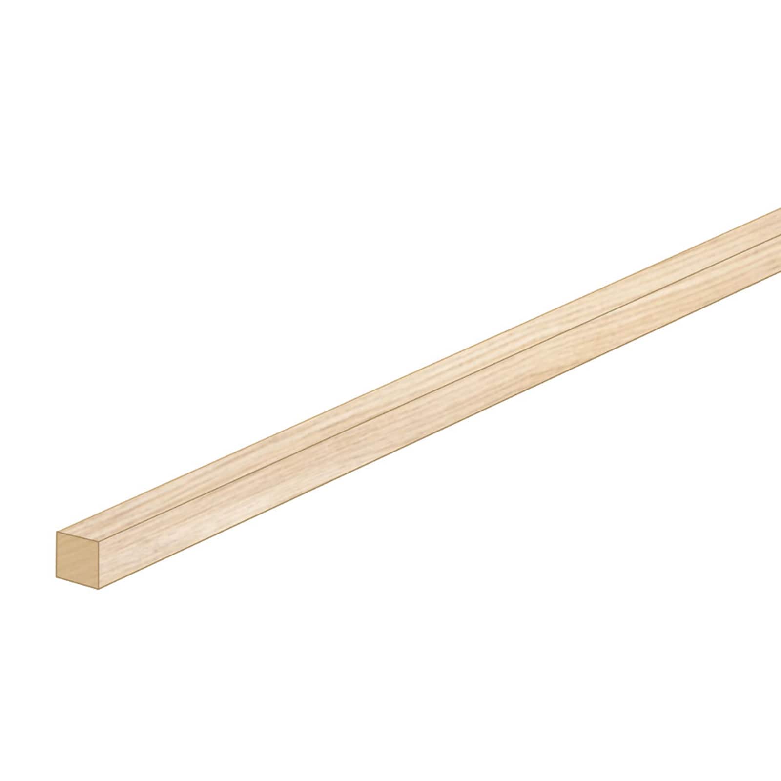 Houseworks&#xAE; 1/8&#x22; x 1/8&#x22; x 24&#x22; Strip Wood, 12ct.