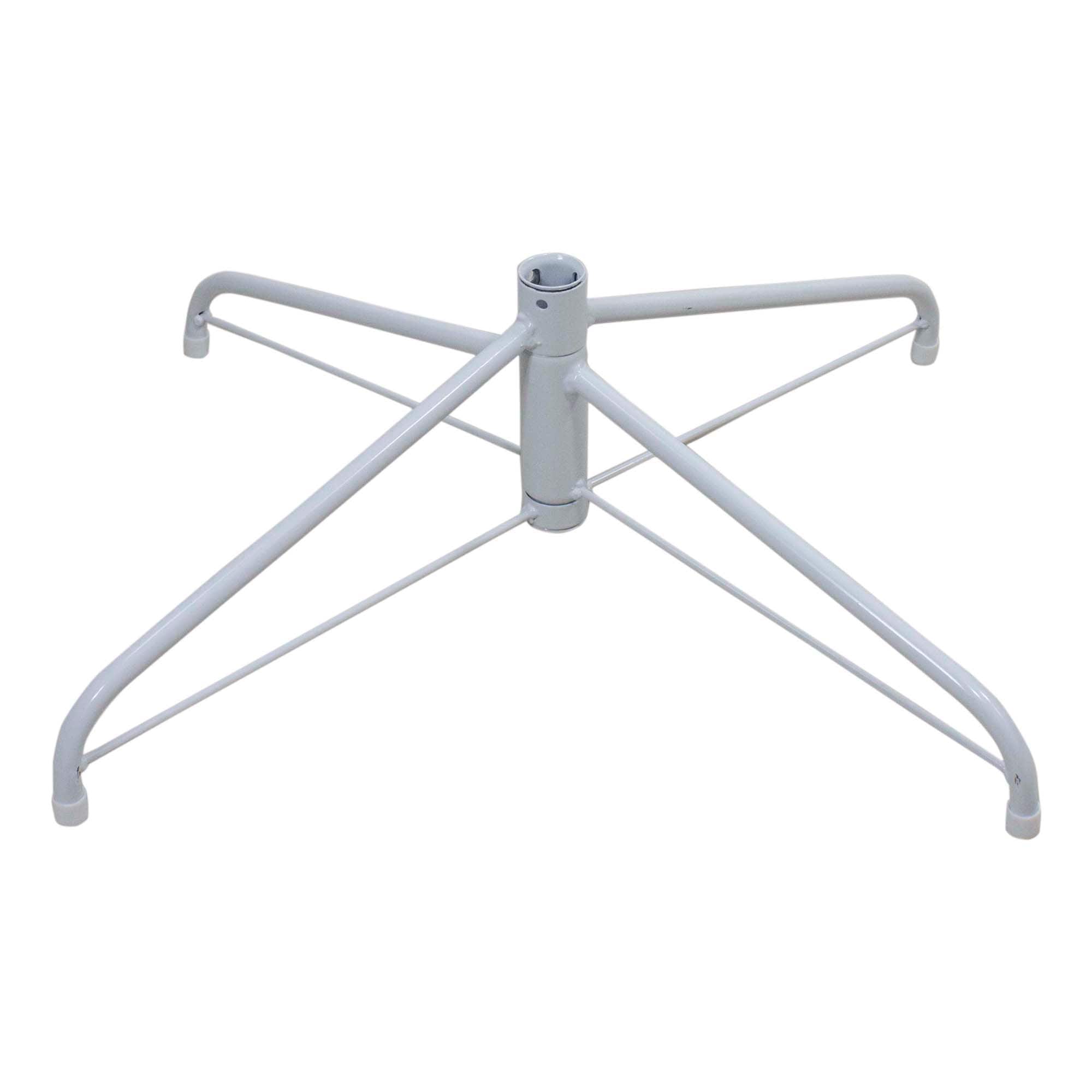 7.5ft. Pre-Lit Flocked White Spruce Artificial Christmas Tree, Clear Lights