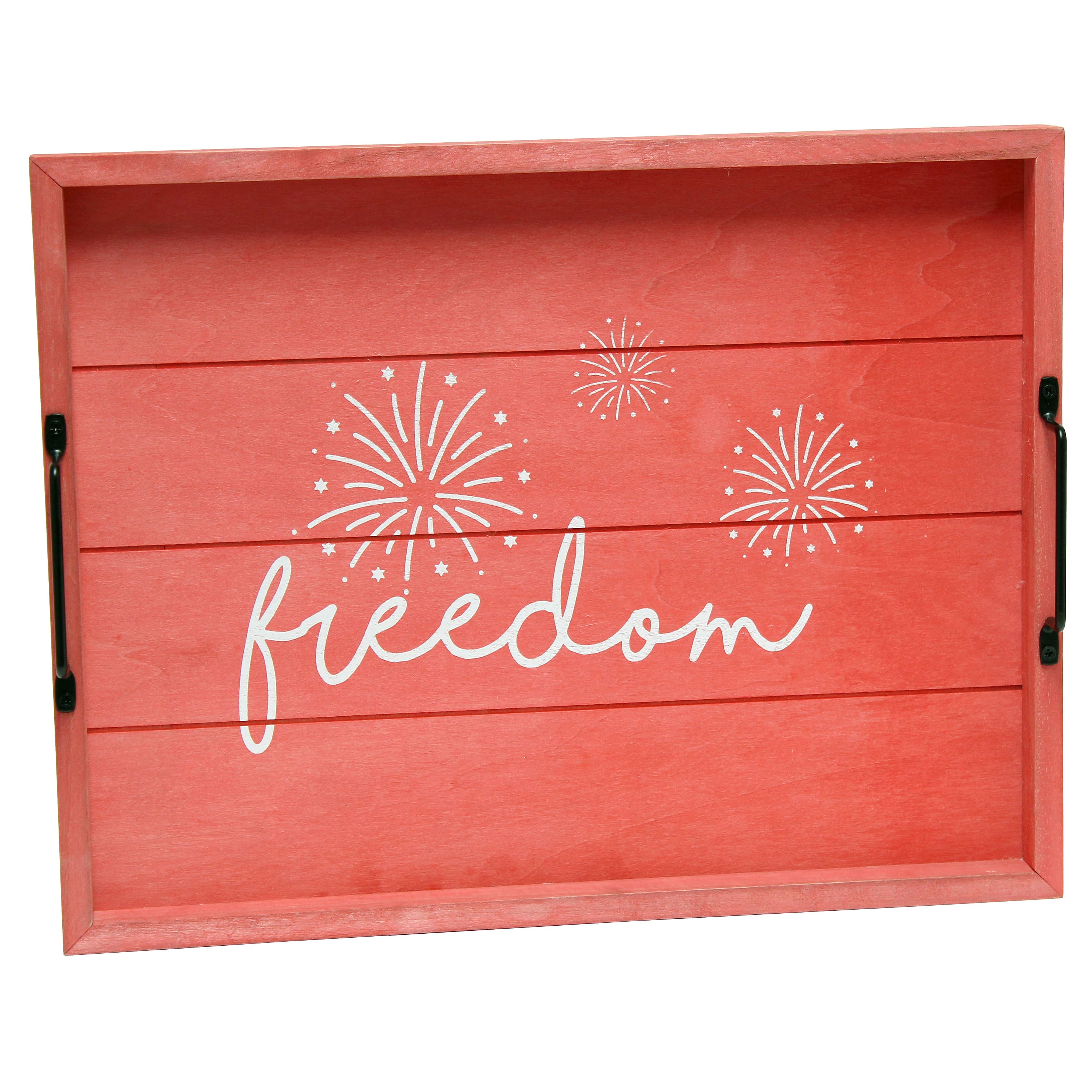 Elegant Designs™ 15.5" Freedom Serving Tray with Handles