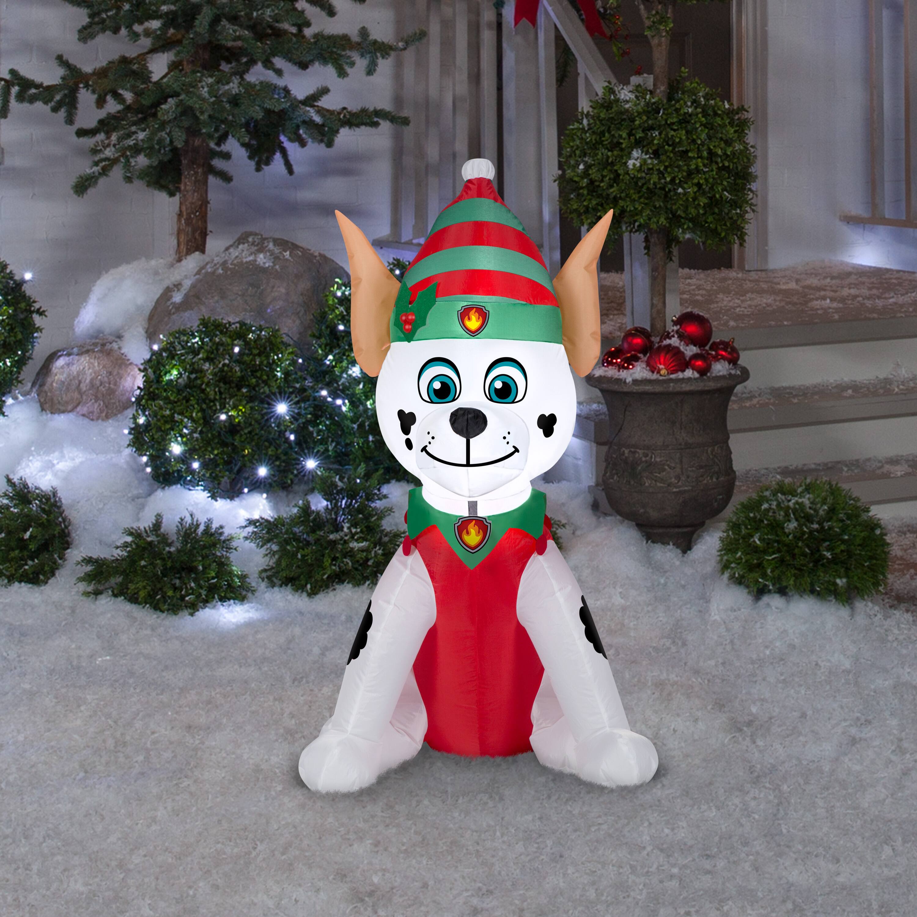 3.5ft. Airblown® Inflatable Christmas Nick Jr.™ Paw Patrol Marshall in Elf Outfit Christmas