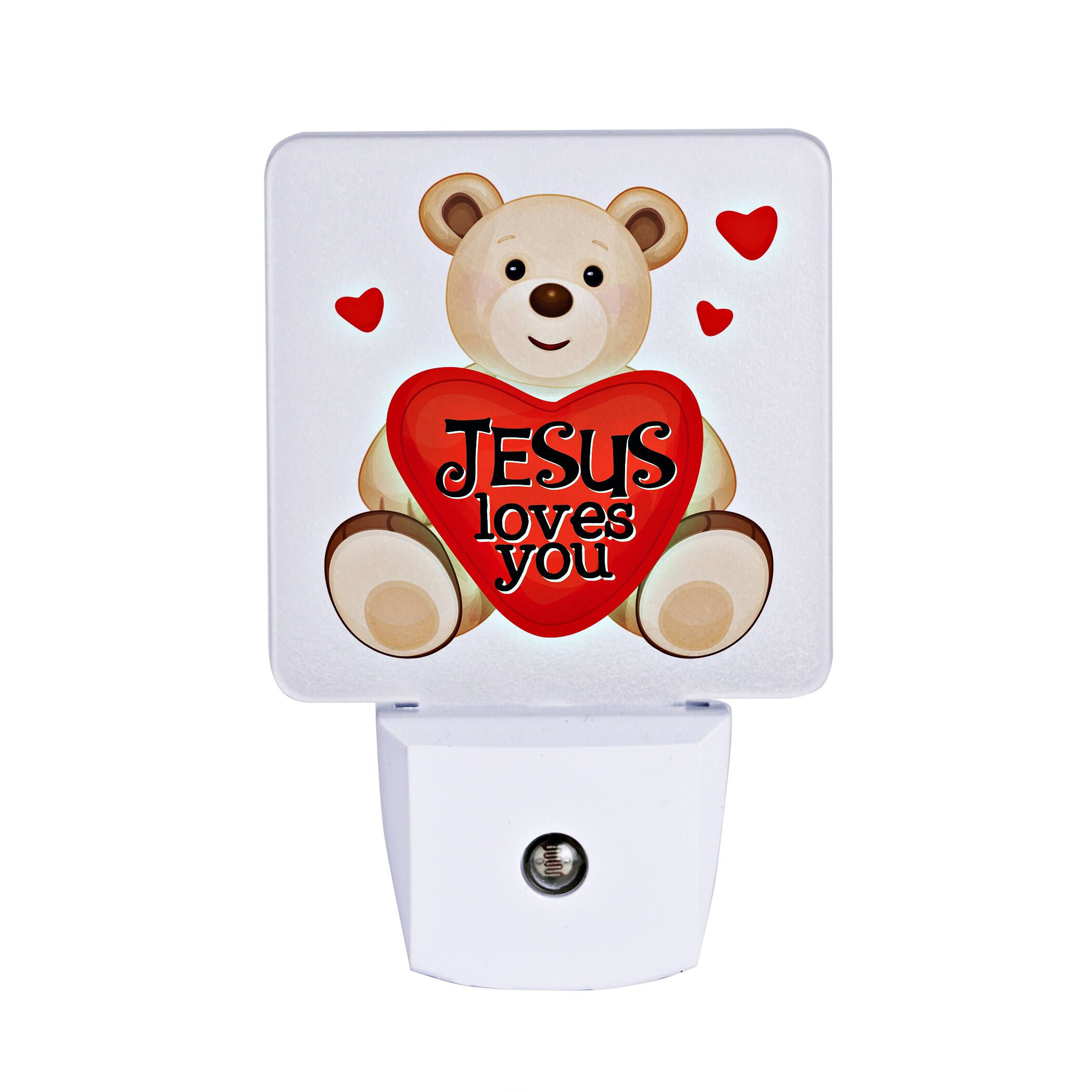 Let Your Light Shine Jesus Loves You Night Light