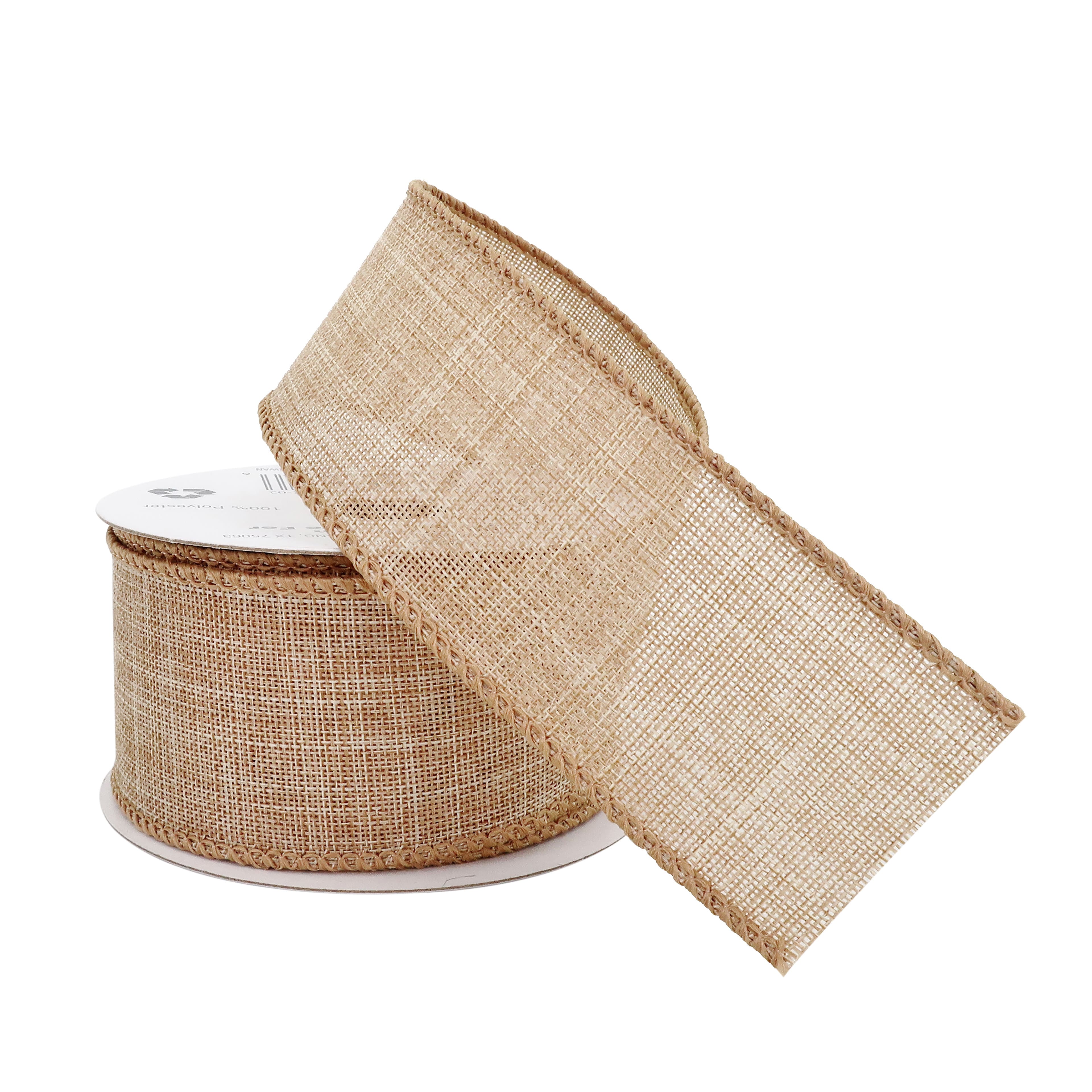12 Pack: 1.5" x 3yd. Linen Wired Ribbon by Celebrate It™