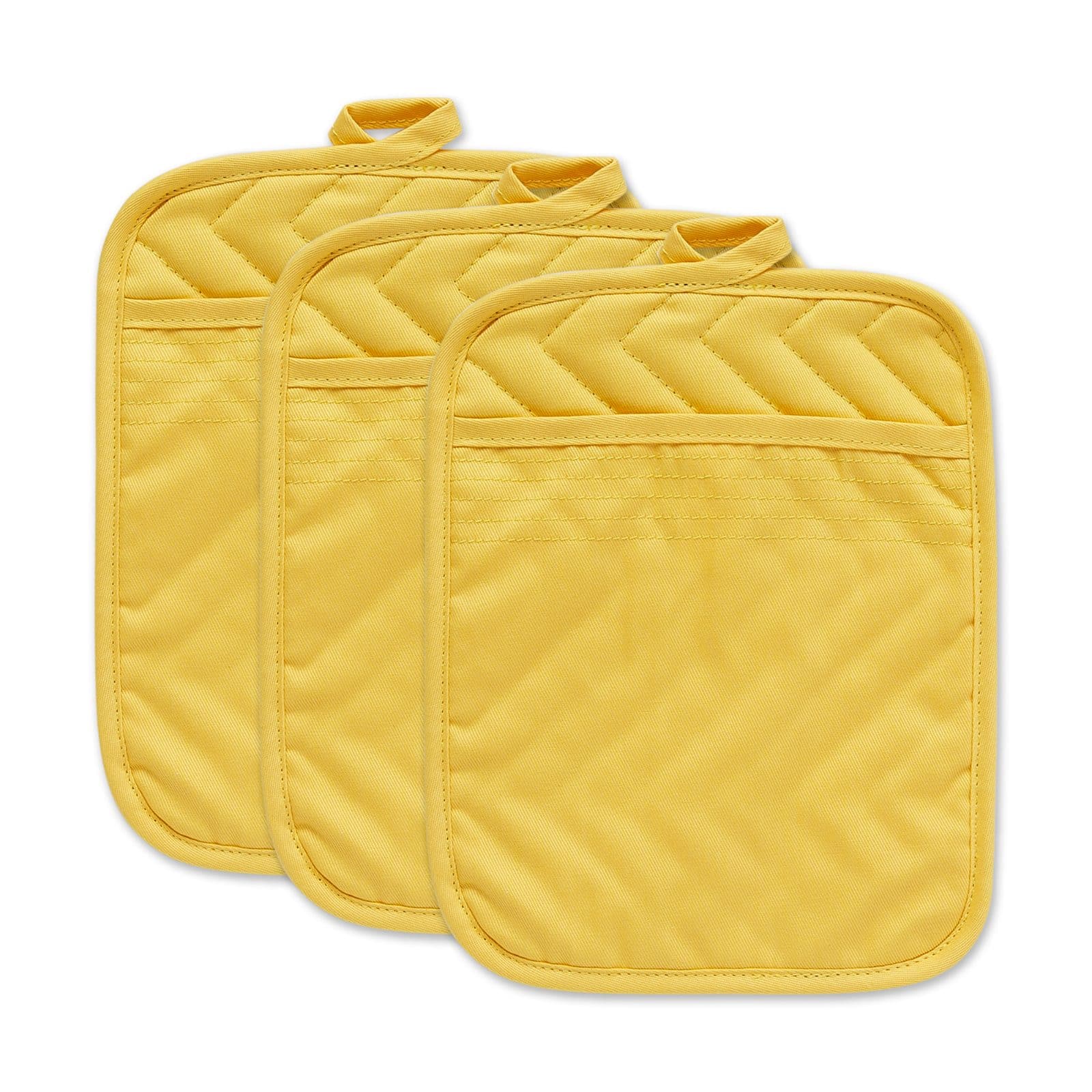 DII&#xAE; Quilted Potholders, 3ct.