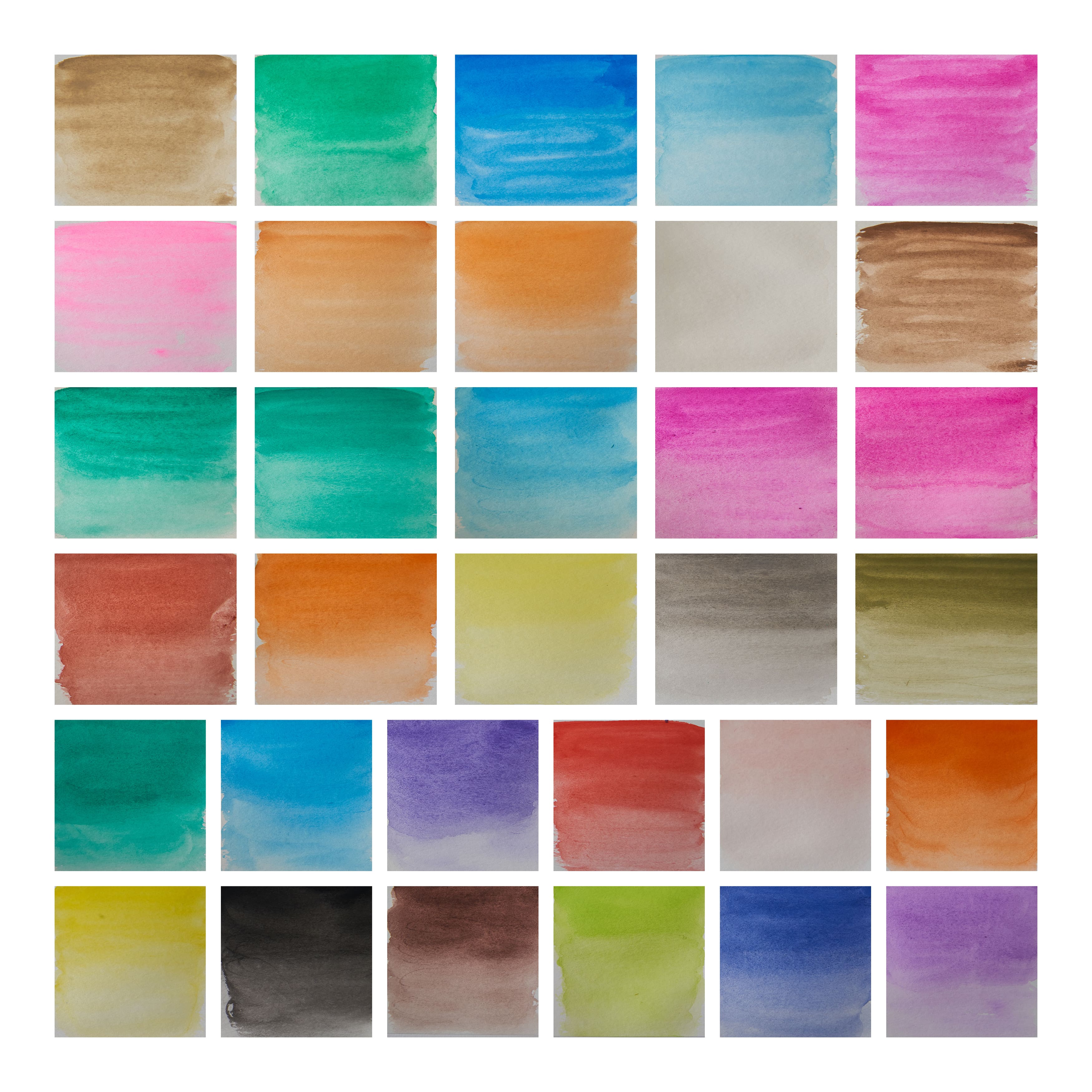 Smart Color Art Set Of 36 Watercolor Trays