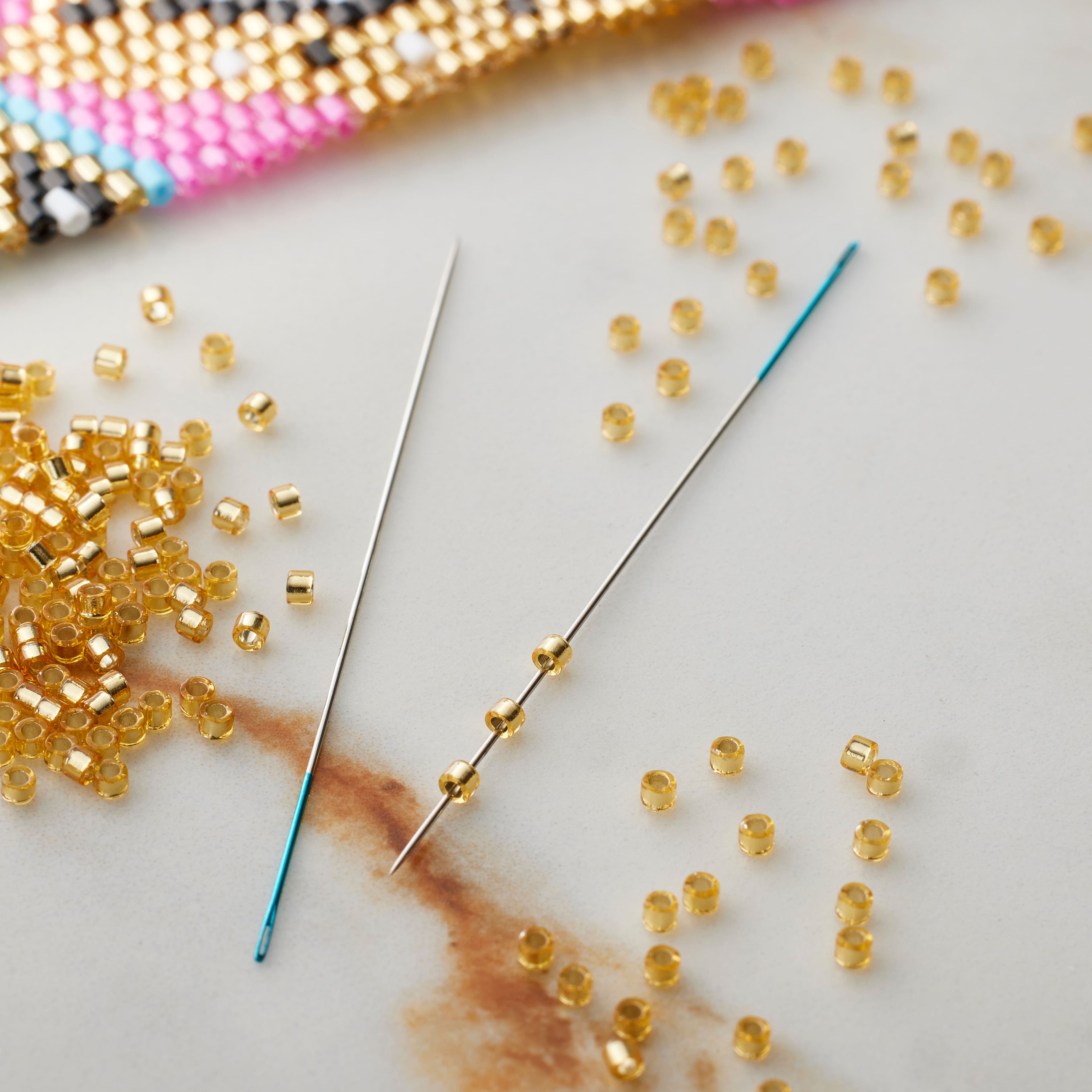 The Beadsmith® ColorEyes™ No.11 Beading Needles, 6ct.