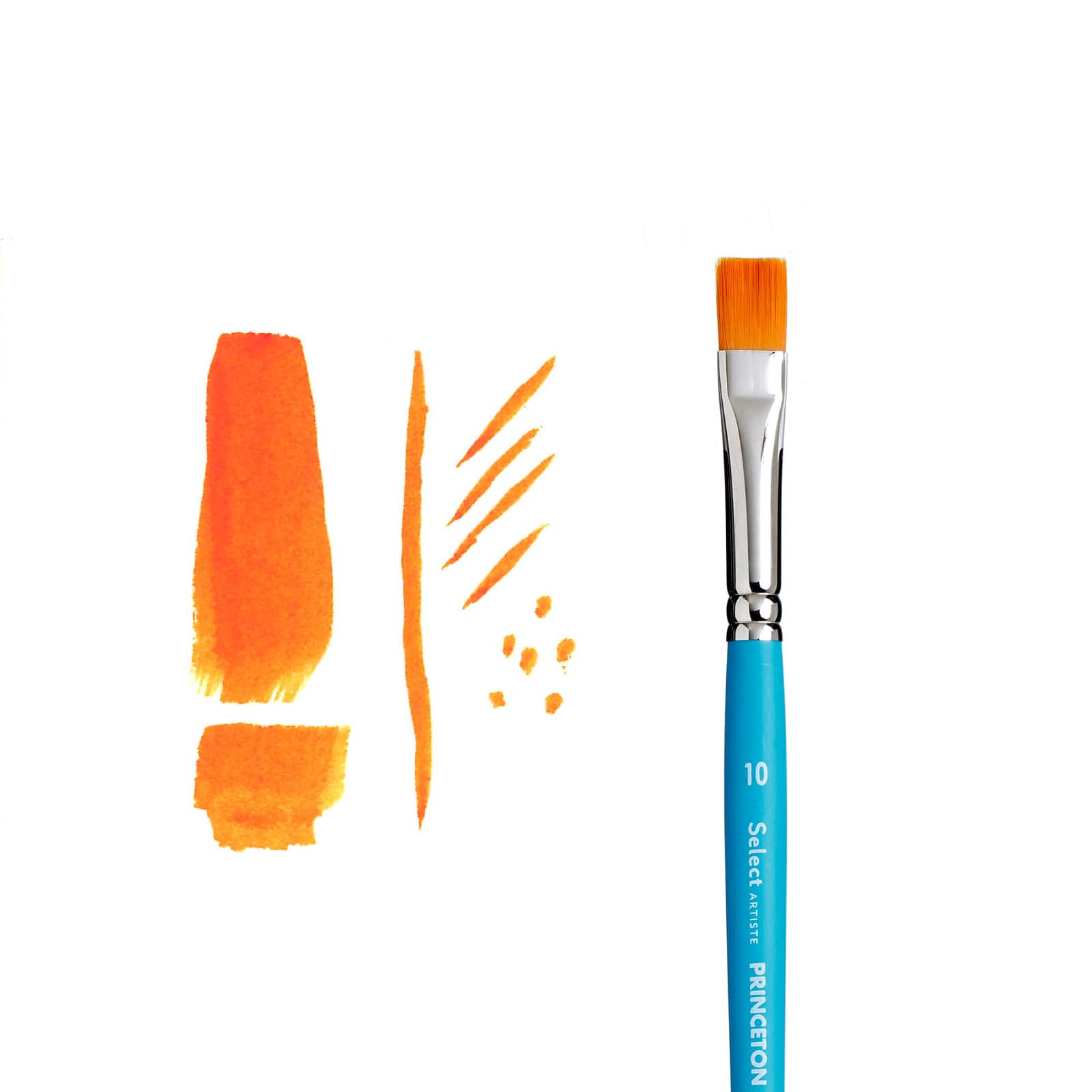 Princeton&#x2122; Select&#x2122; Artiste Series 3750 Short Handle Flat Shader Brush