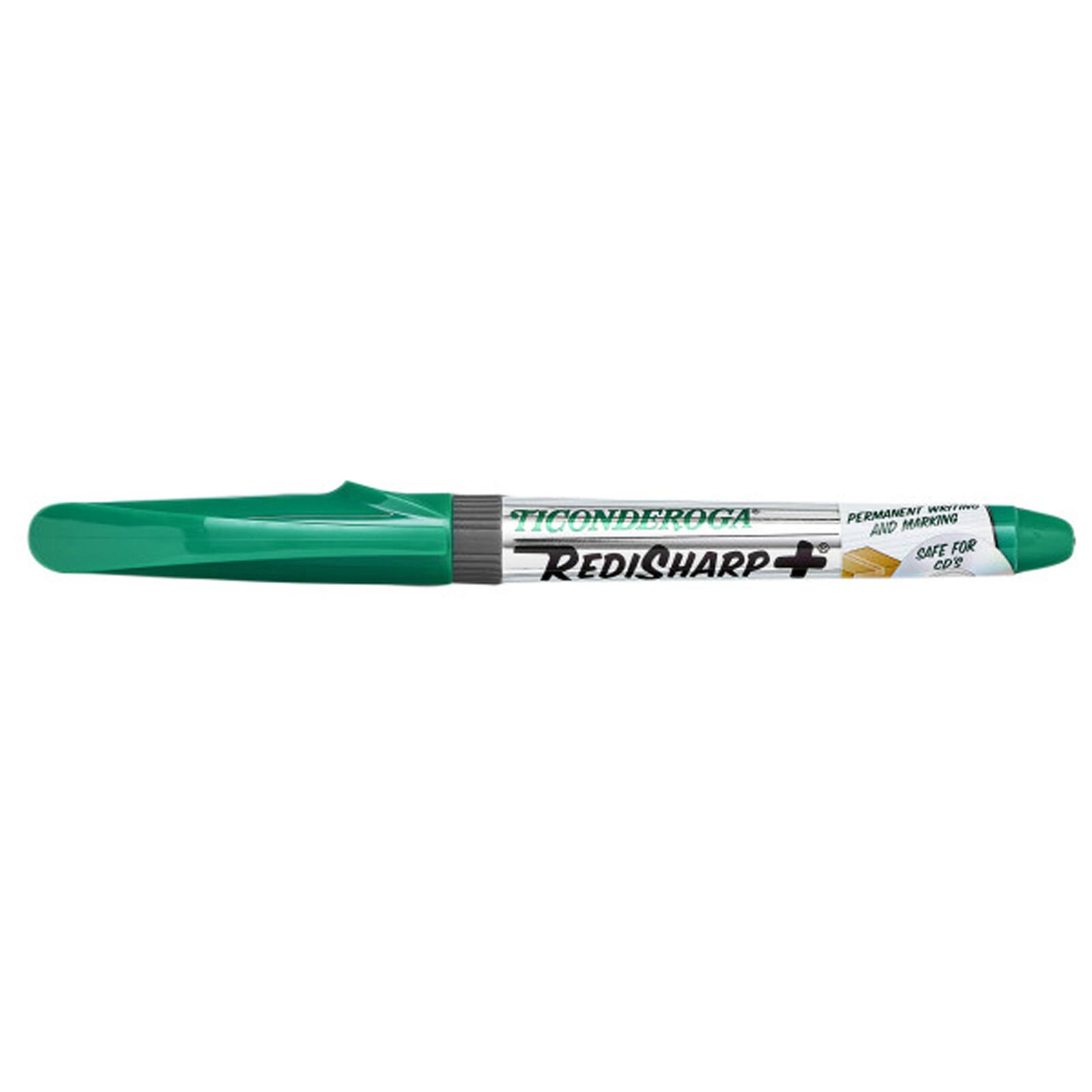 Ticonderoga® RediSharp+® Fine Point Permanent Markers, 12ct.