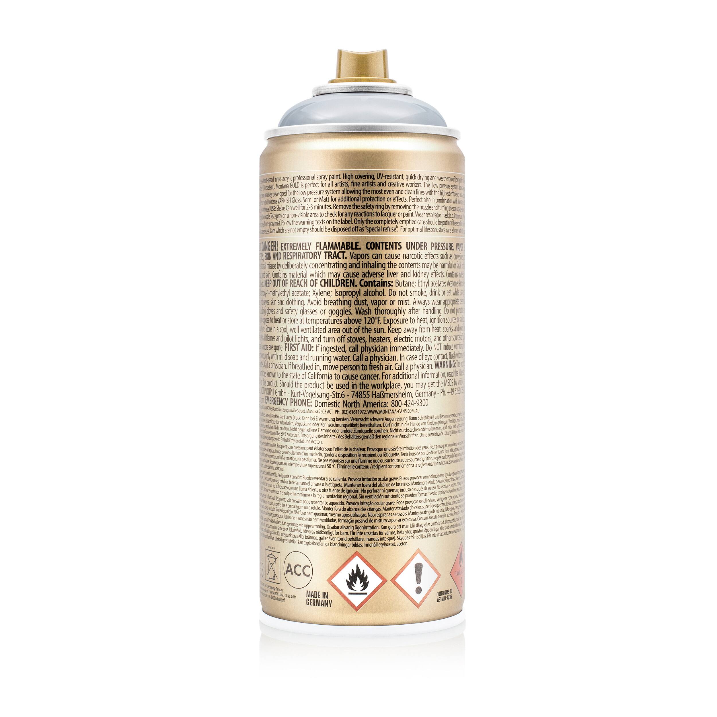Montana&#x2122; Cans GOLD Transparent Spray Paint, 400mL