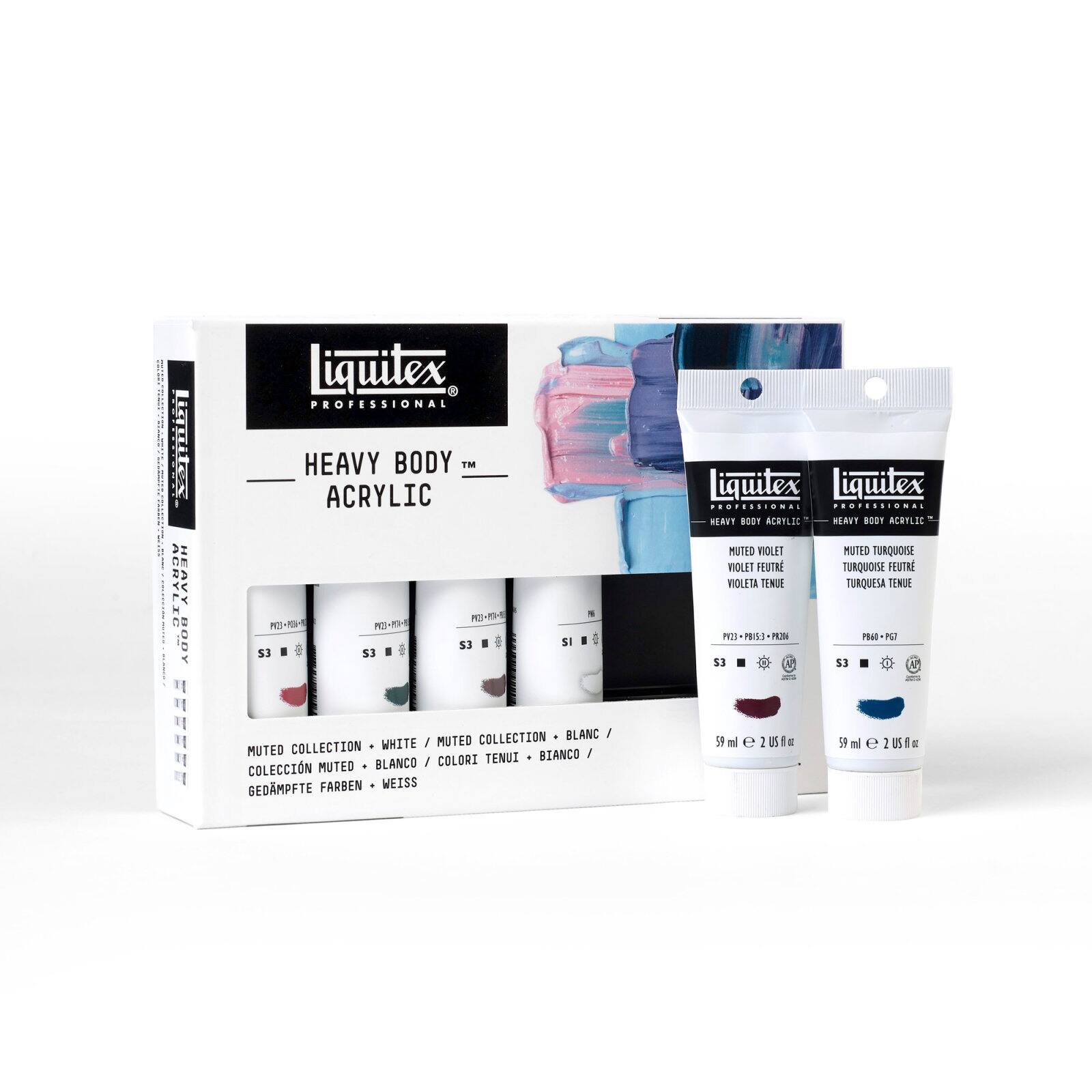 Liquitex® Heavy Body Acrylic™, Muted Collection + White