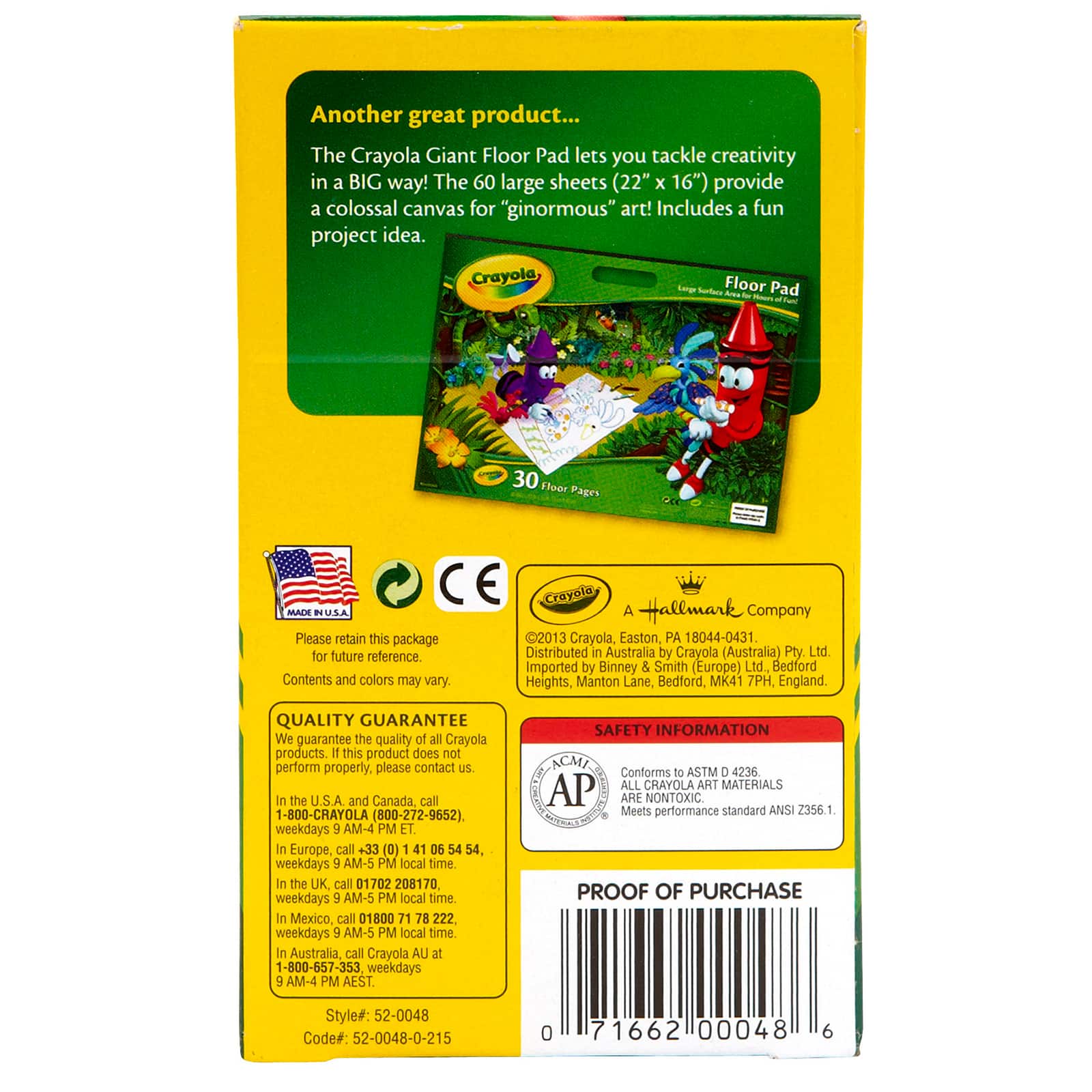 6 Packs: 48 ct. (288) Crayola® Boxed Crayons