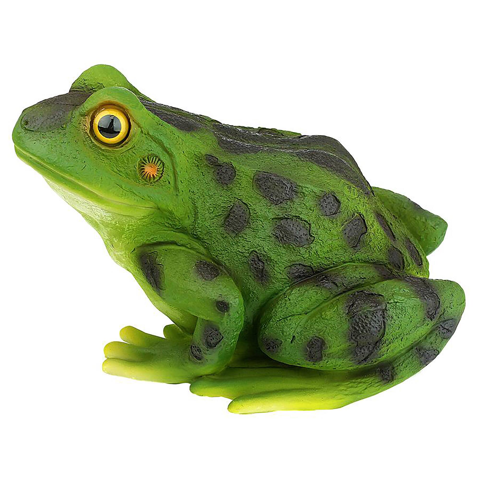 Design Toscano 9.5&#x22; Ribbit the Frog Garden Toad Statues, 2ct.