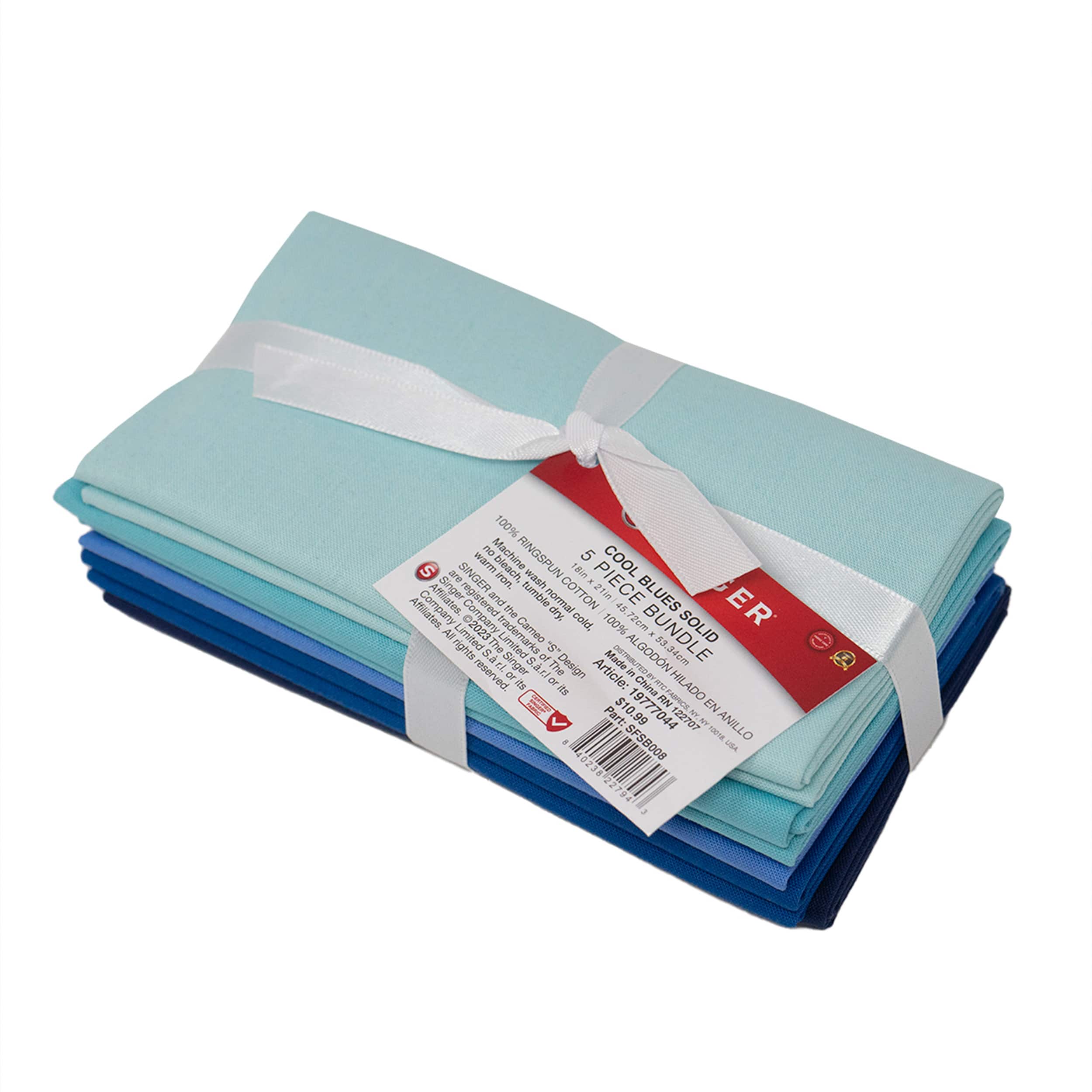 SINGER Solid Cotton Fabric Bundle
